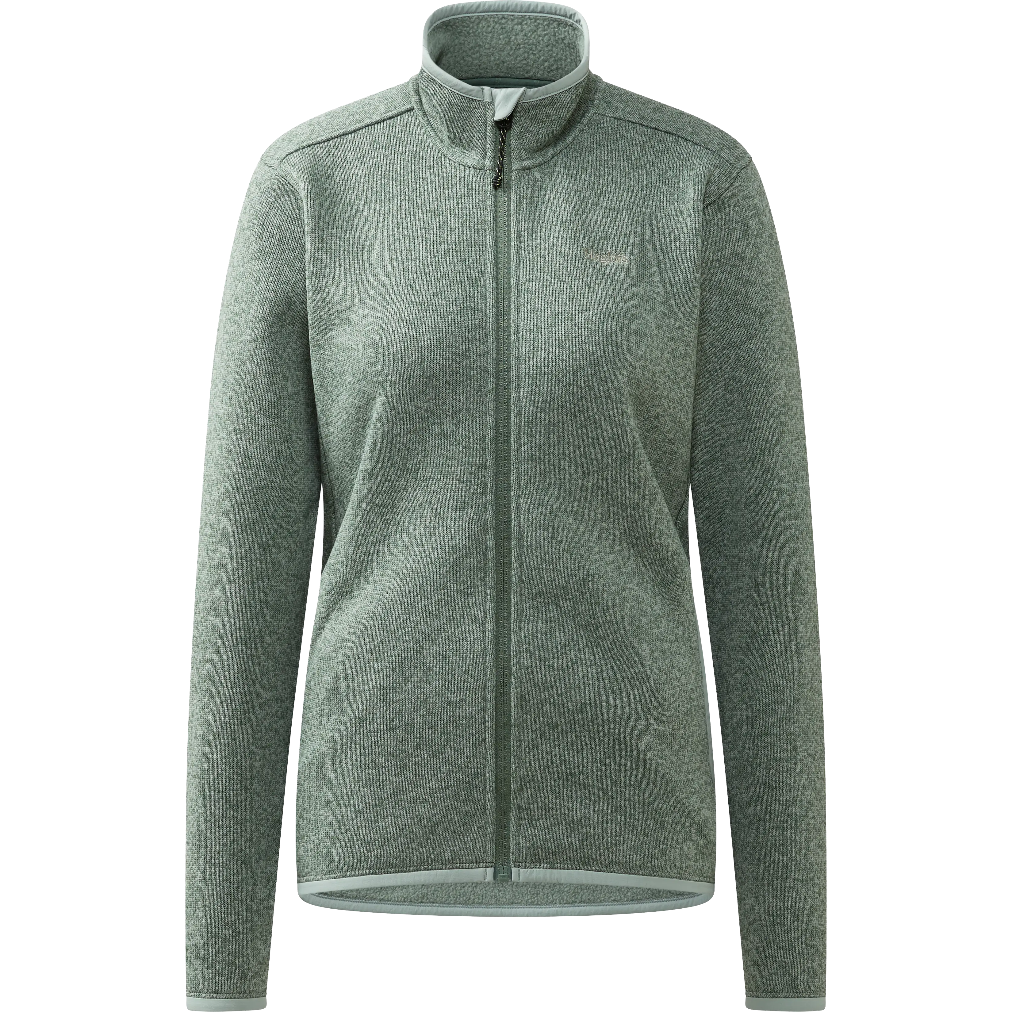 Haglöfs Swook II Mid Jacket Women - Chlorophyll Green - L - Fleecejakker