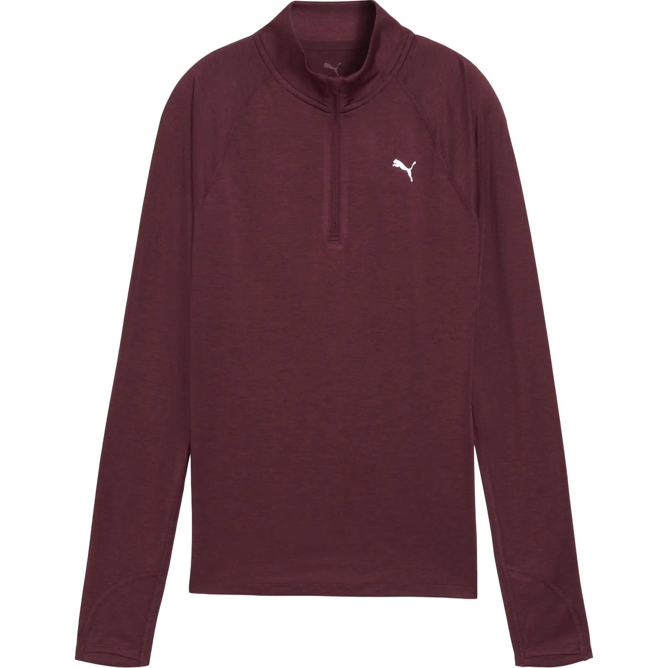 Puma Run Velocity Cloudspun 1/4 Zip Women - Ruby Shimmer/Heather - M - Løbetrøjer