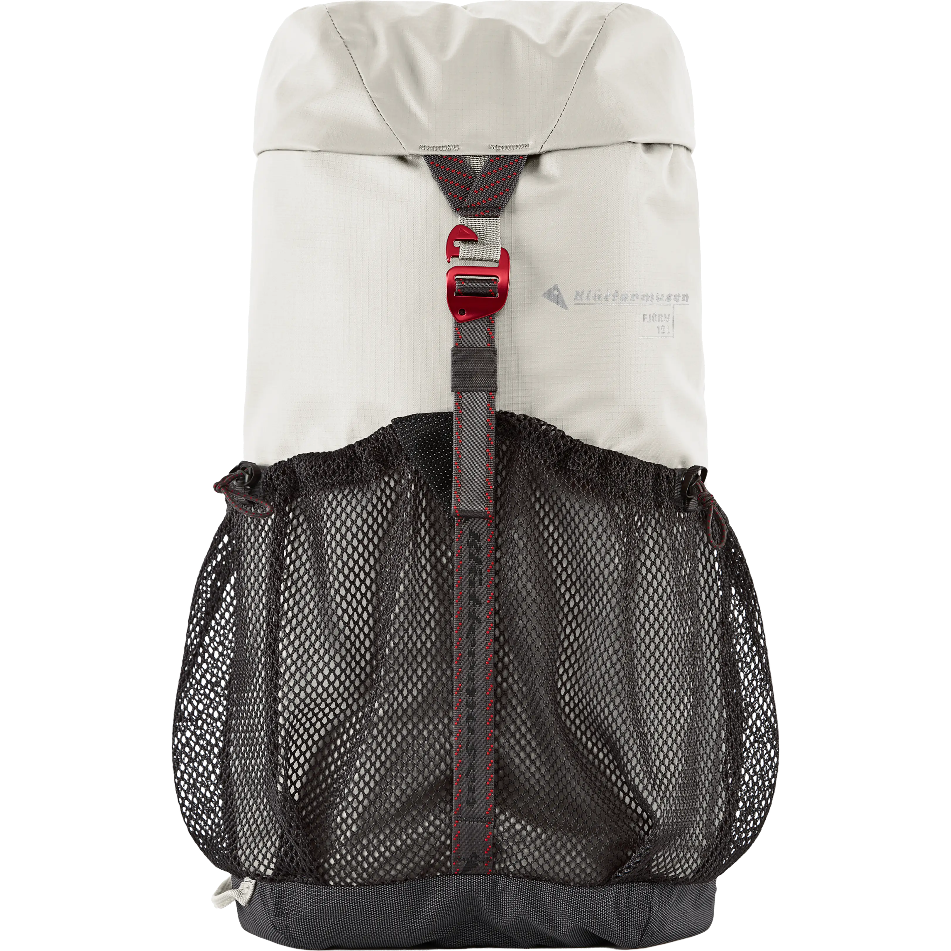 Klättermusen Fjörm Backpack 18 rygsæk - Silver Creme - One size - Små rygsække