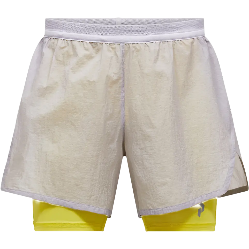 Peak Performance Discover 2in1 Shorts Men - Misty Lavender - XL - Løbeshorts