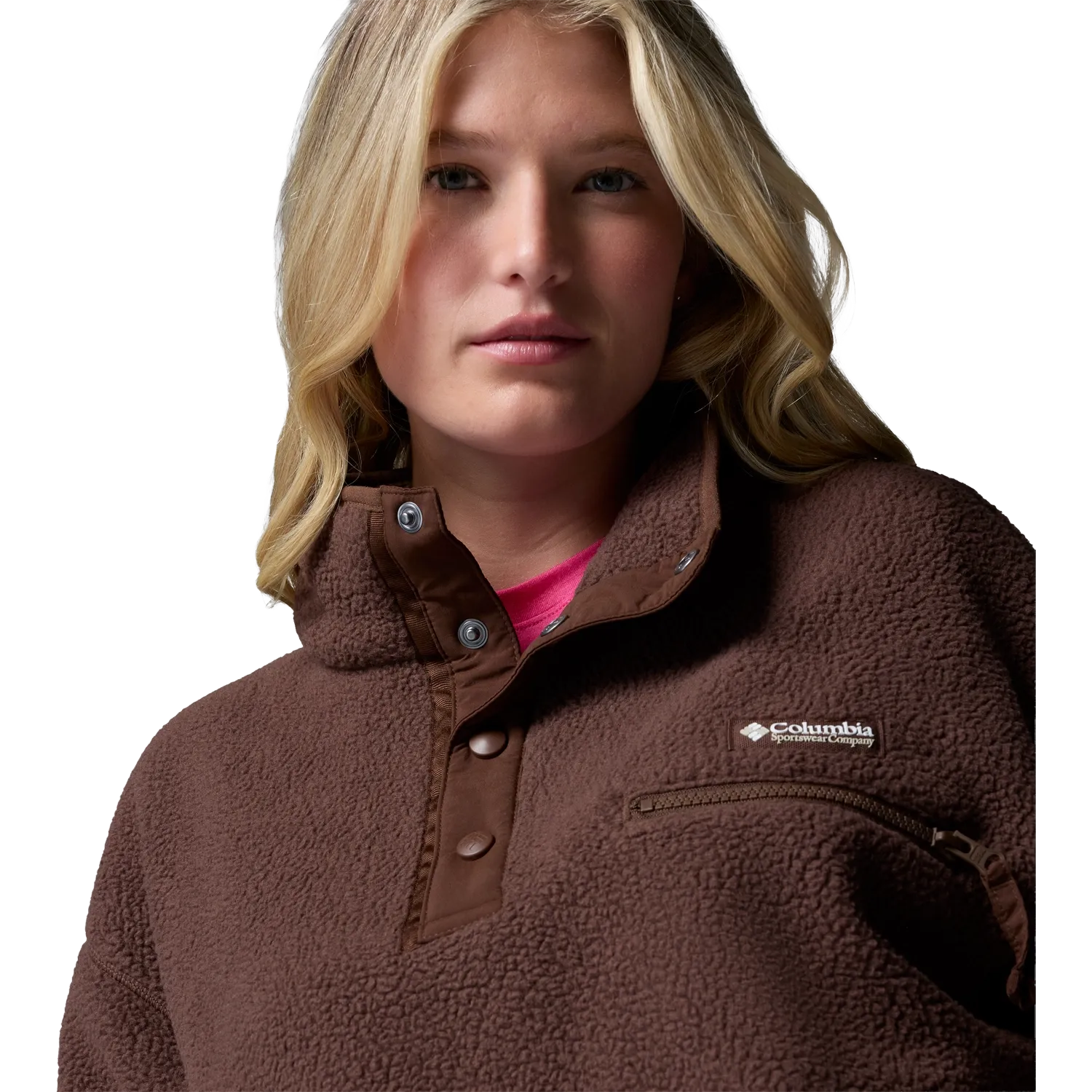 Helvetia II Cropped Half Snap Fleece Wom