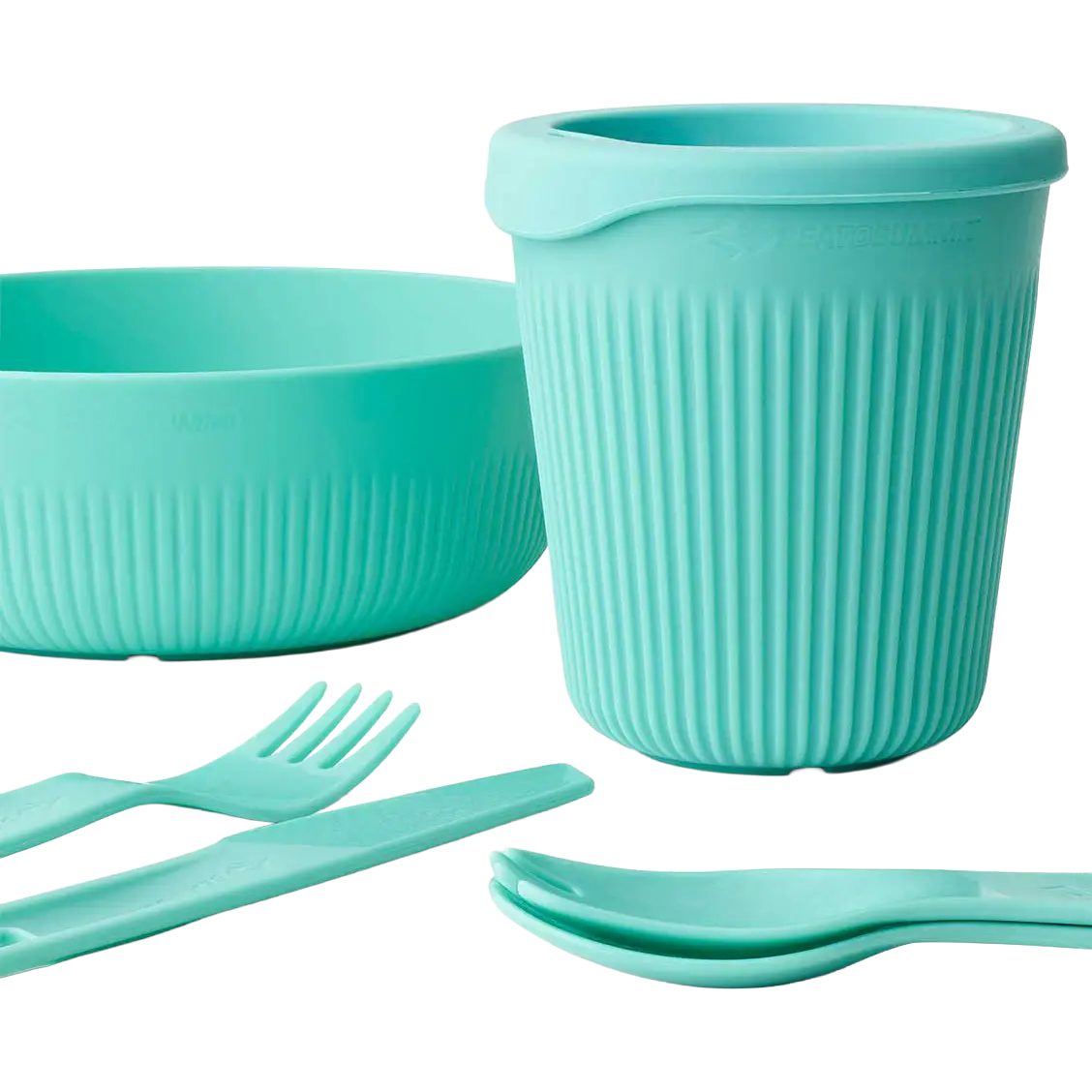 Sea to Summit Passage Dinnerware Set - 1 person/6 dele spisesæt - Aqua Sea - One size - Spisegrej
