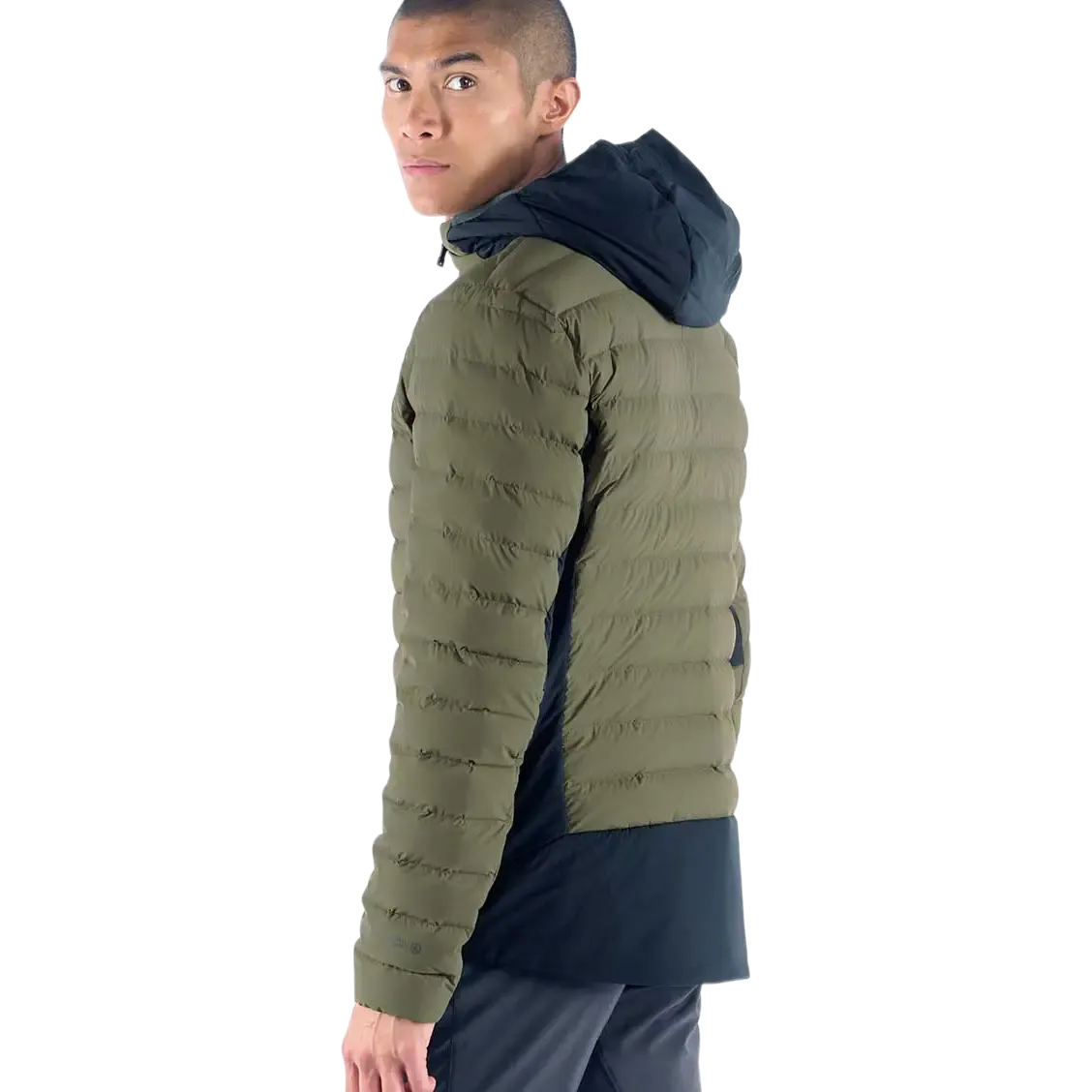 Divide Fusion Stretch Hoodie Men dunjakke