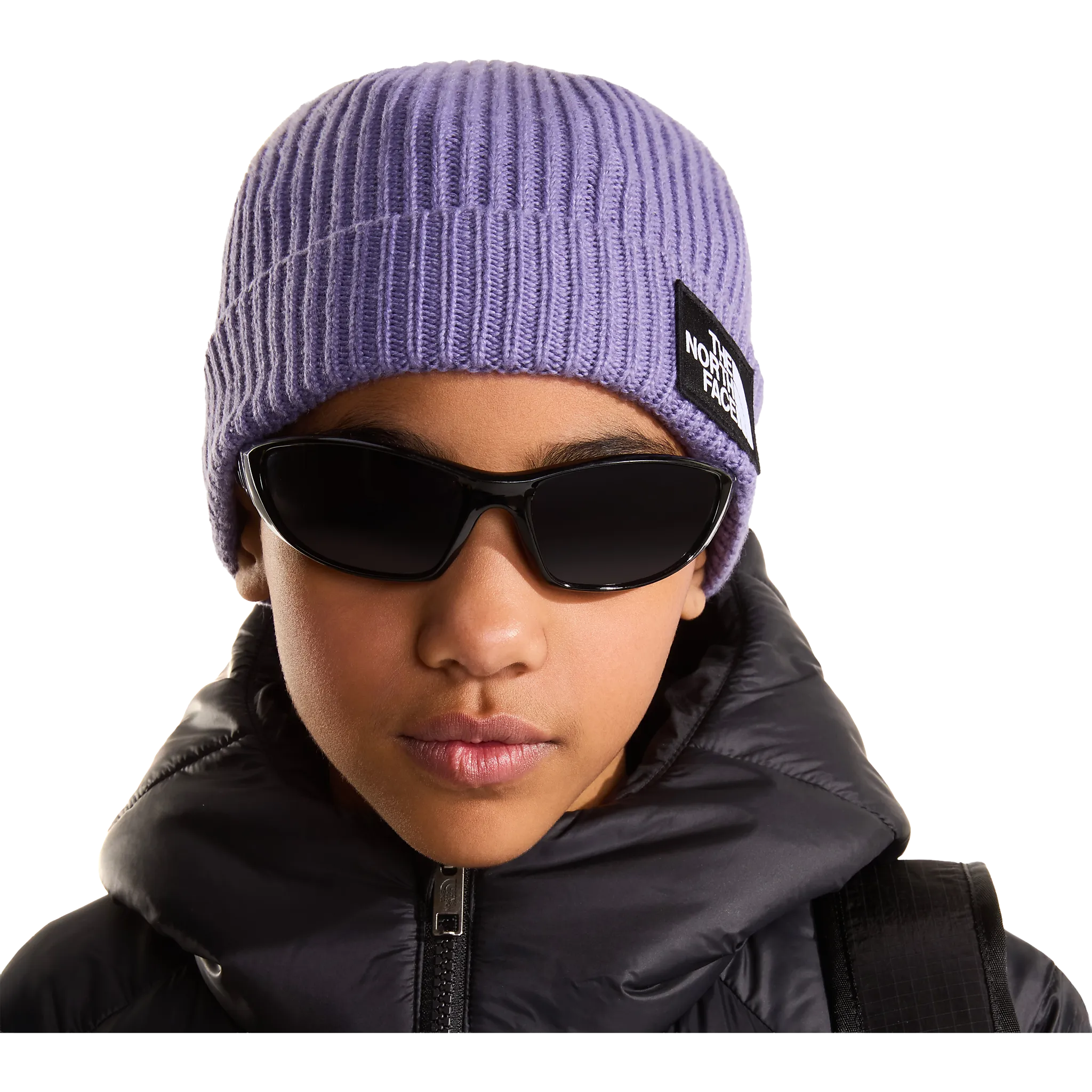TNF Logo Box Cuffed Beanie Kids