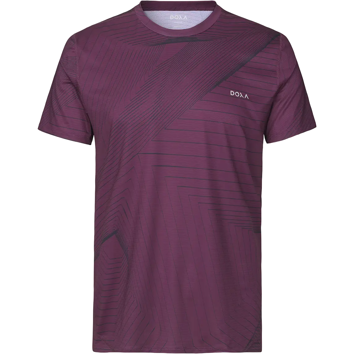 Doxa Troy Tee Cubes Men - Port - S - Kortærmet T-shirts