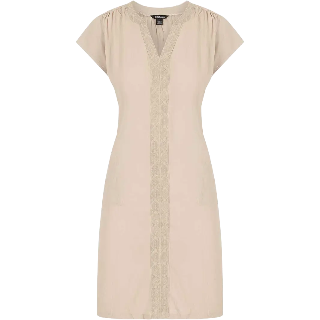 Sherpa Hara Cap Sleeve Dress kjole - Goa Sand - XS - Outdoor kjoler