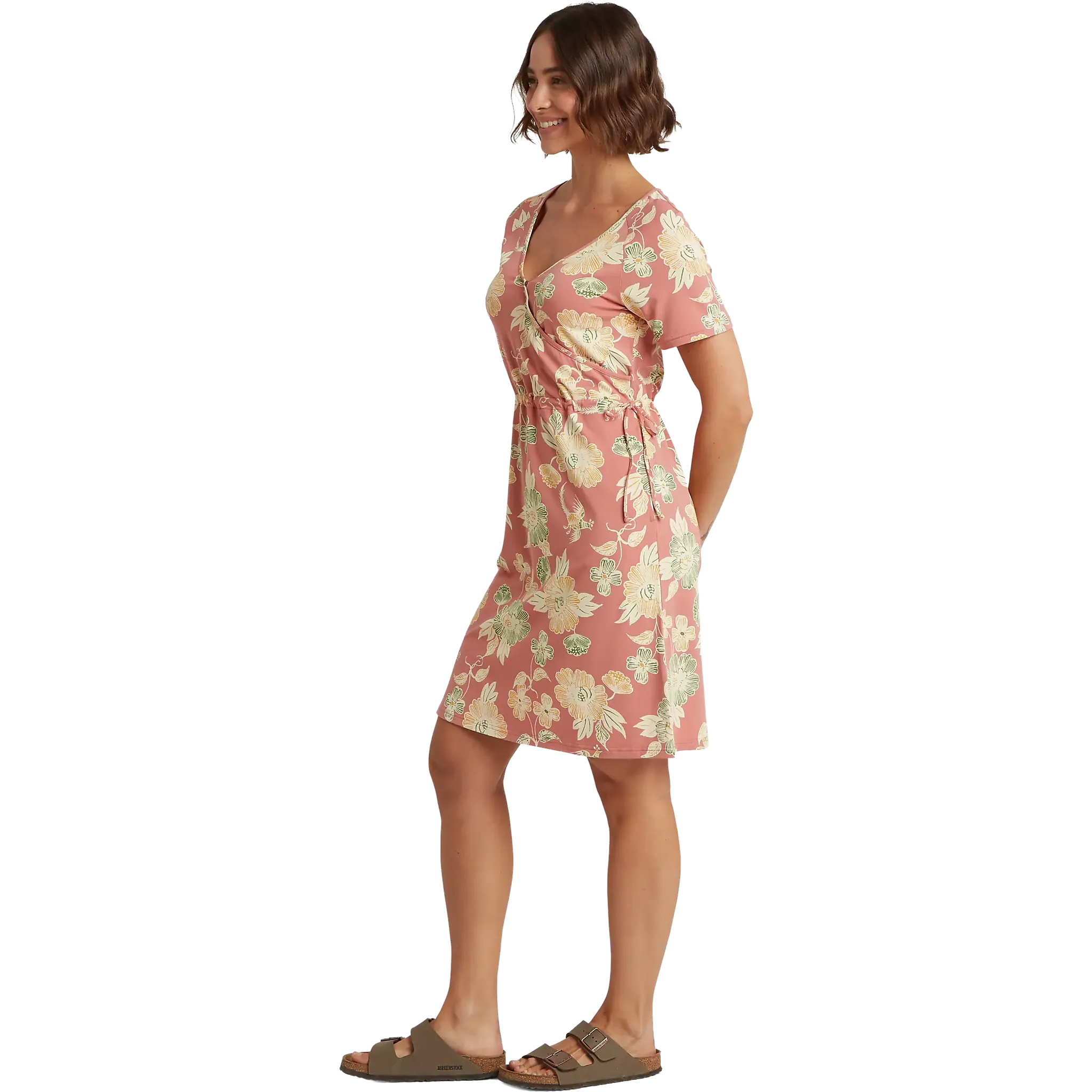 Neha Faux Wrap Dress kjole