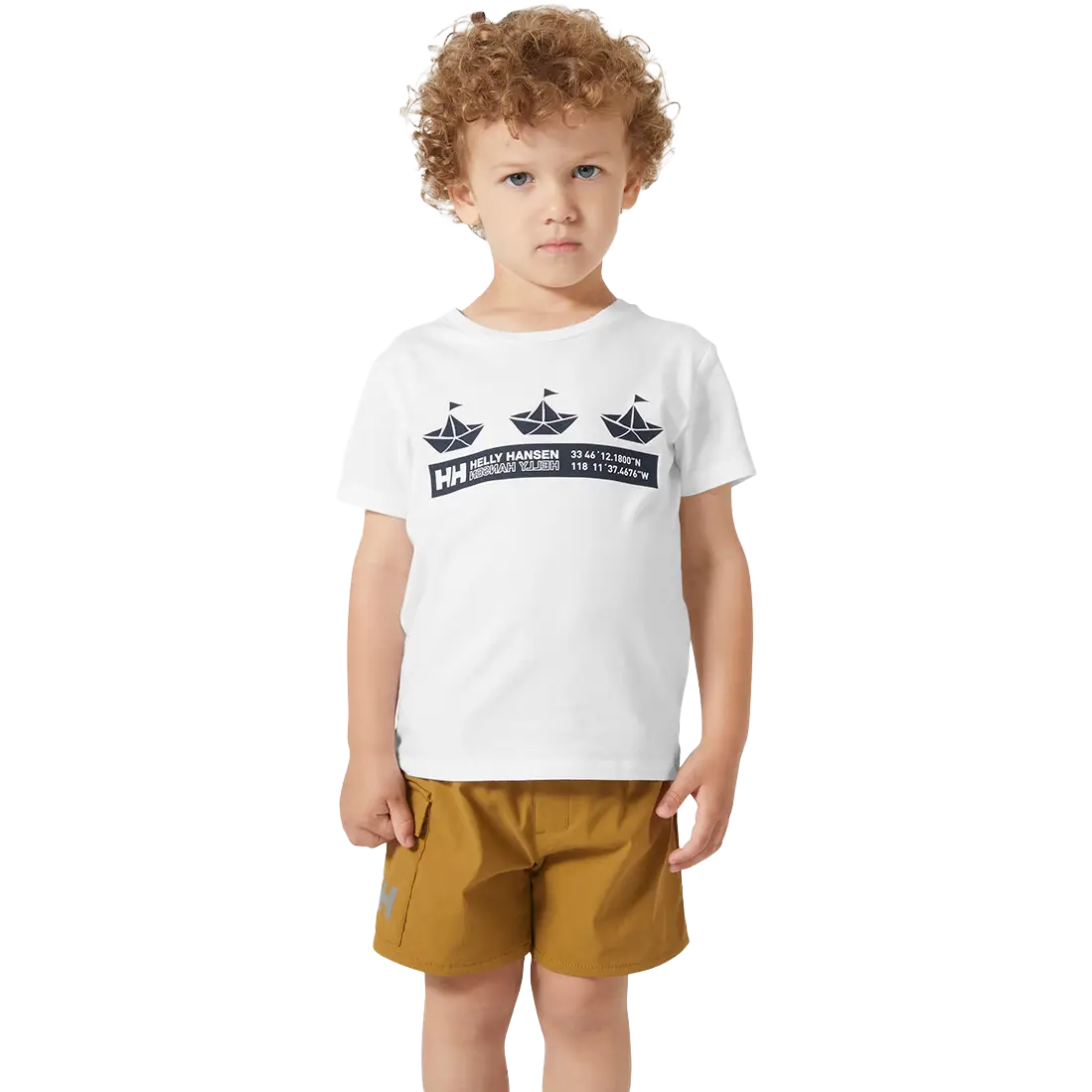 Helly Hansen HH Graphic T-Shirt Kids - White - 122 - Kortærmet T-shirts til børn