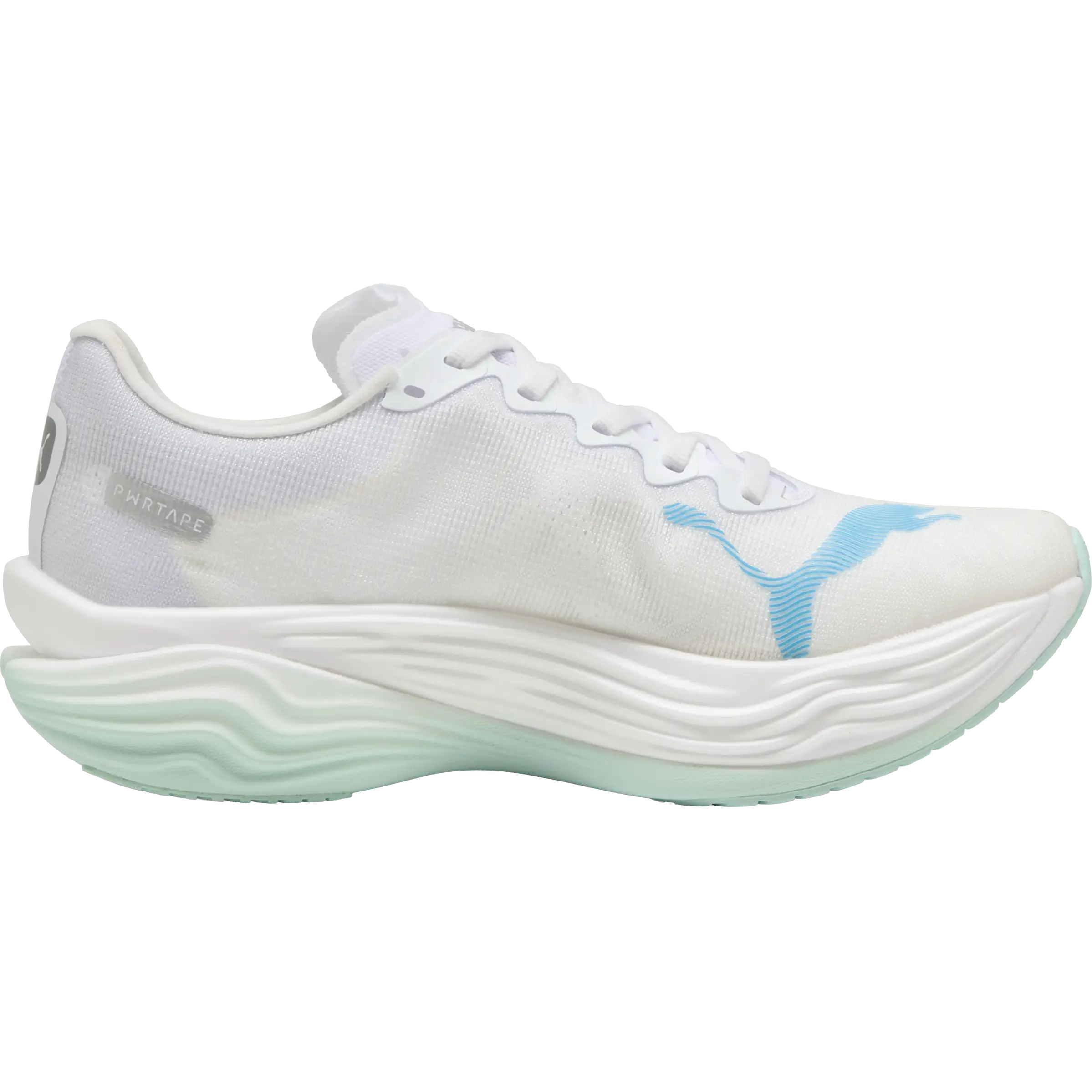 Puma Deviate Nitro Elite 3 Women - PUMA White/Speed Blue - 42 - Konkurrence løbesko