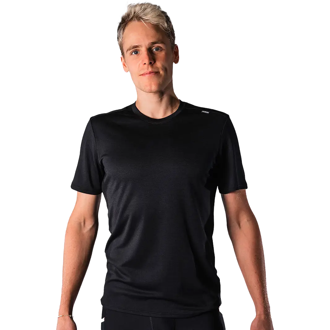Fusion Technical Merino 150 T-shirt Men - Black - XXL - Kortærmet T-shirts