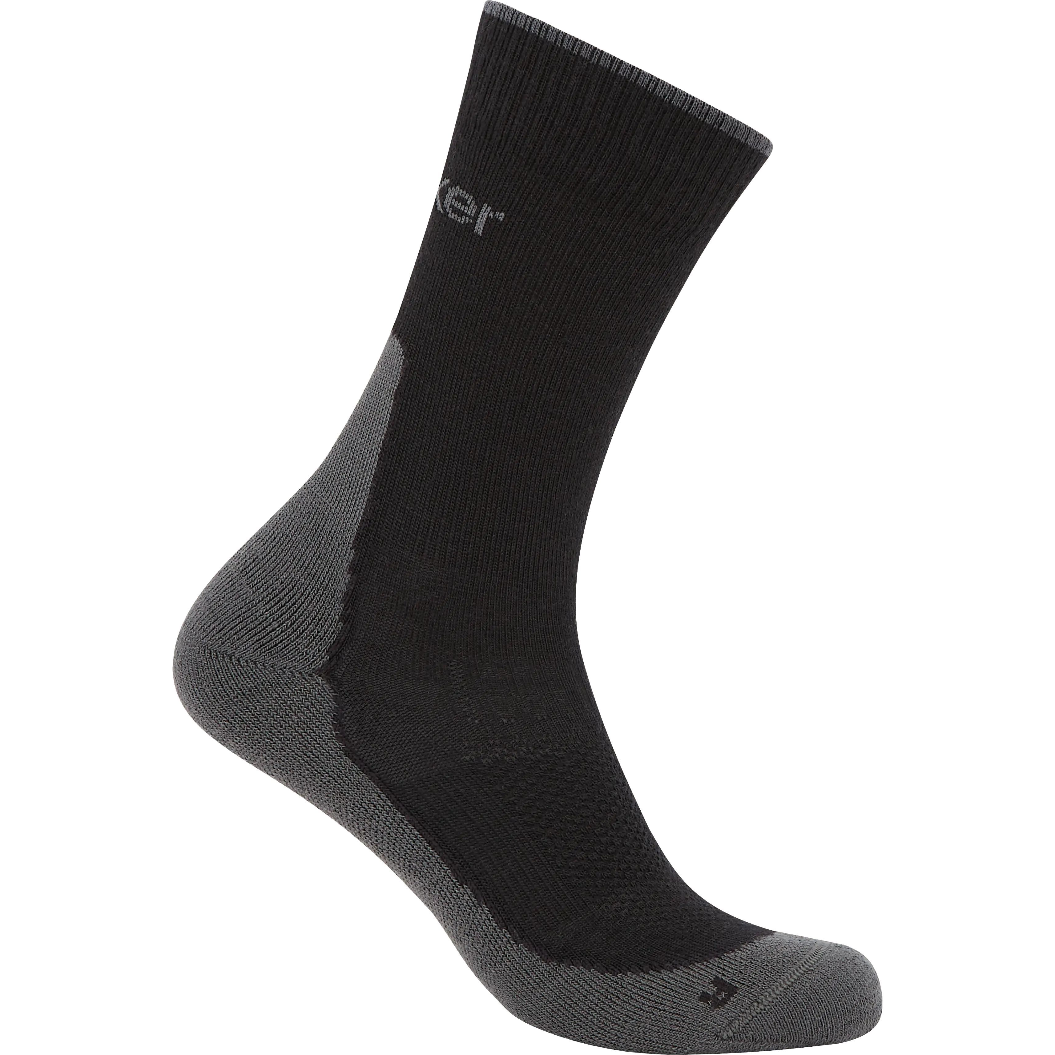 Icebreaker Hike+ Light Crew Men sokker - Black - S/39-41.5 - Uldsokker