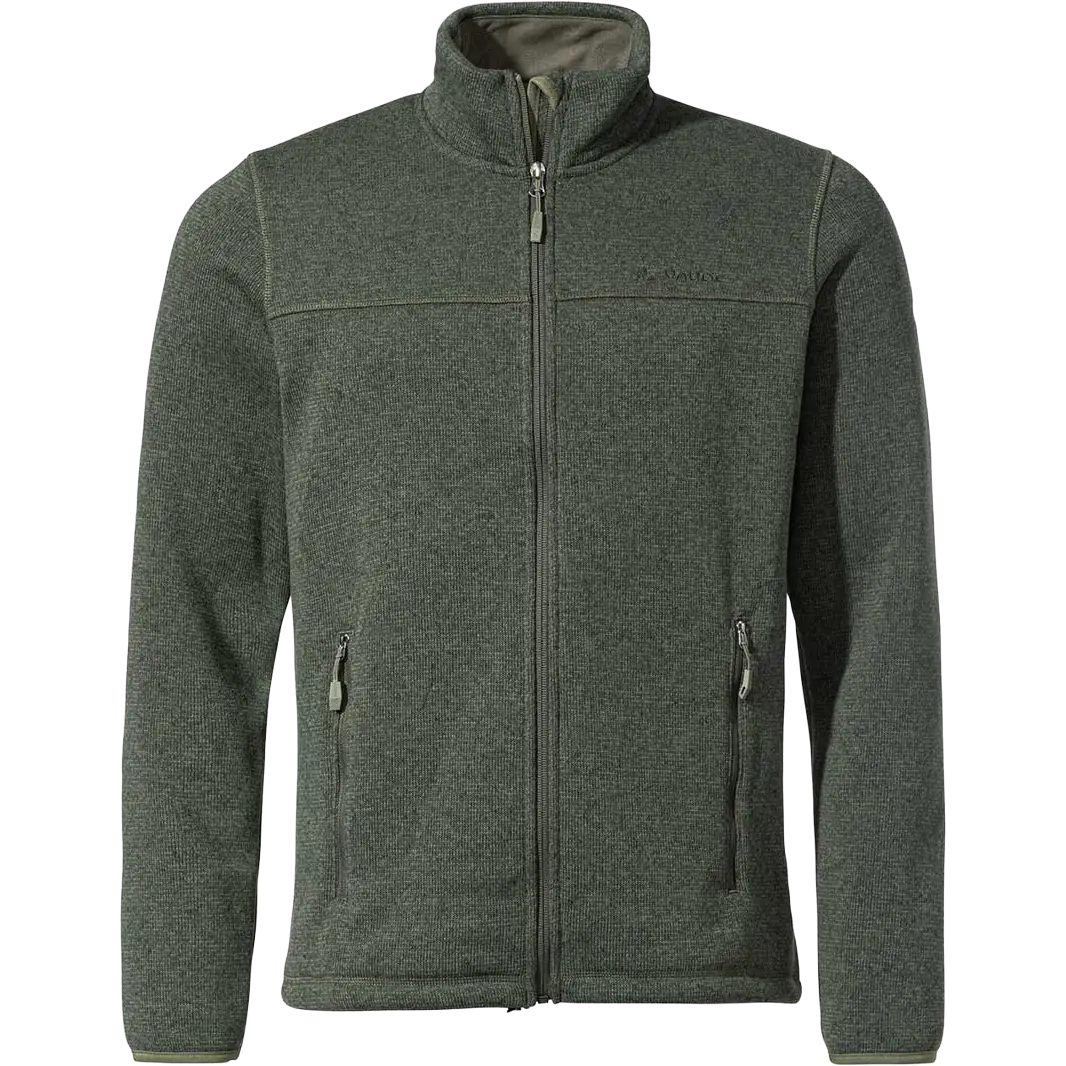 Vaude Rienza Jacket III Men herrefleece - Khaki - L - Fleecetrøjer