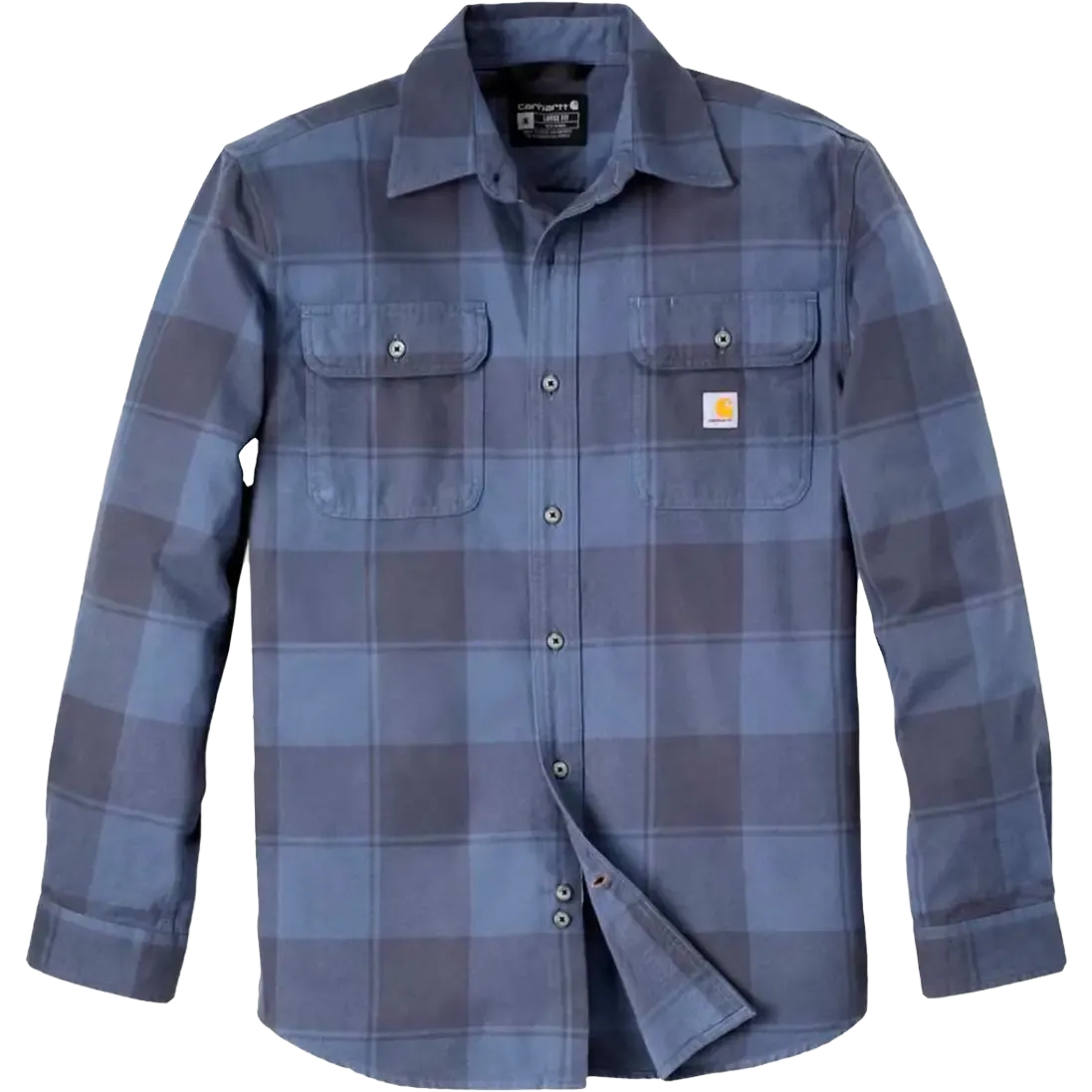 Flannel L/S Plaid Shirt Heavyweight Men herreskjorte