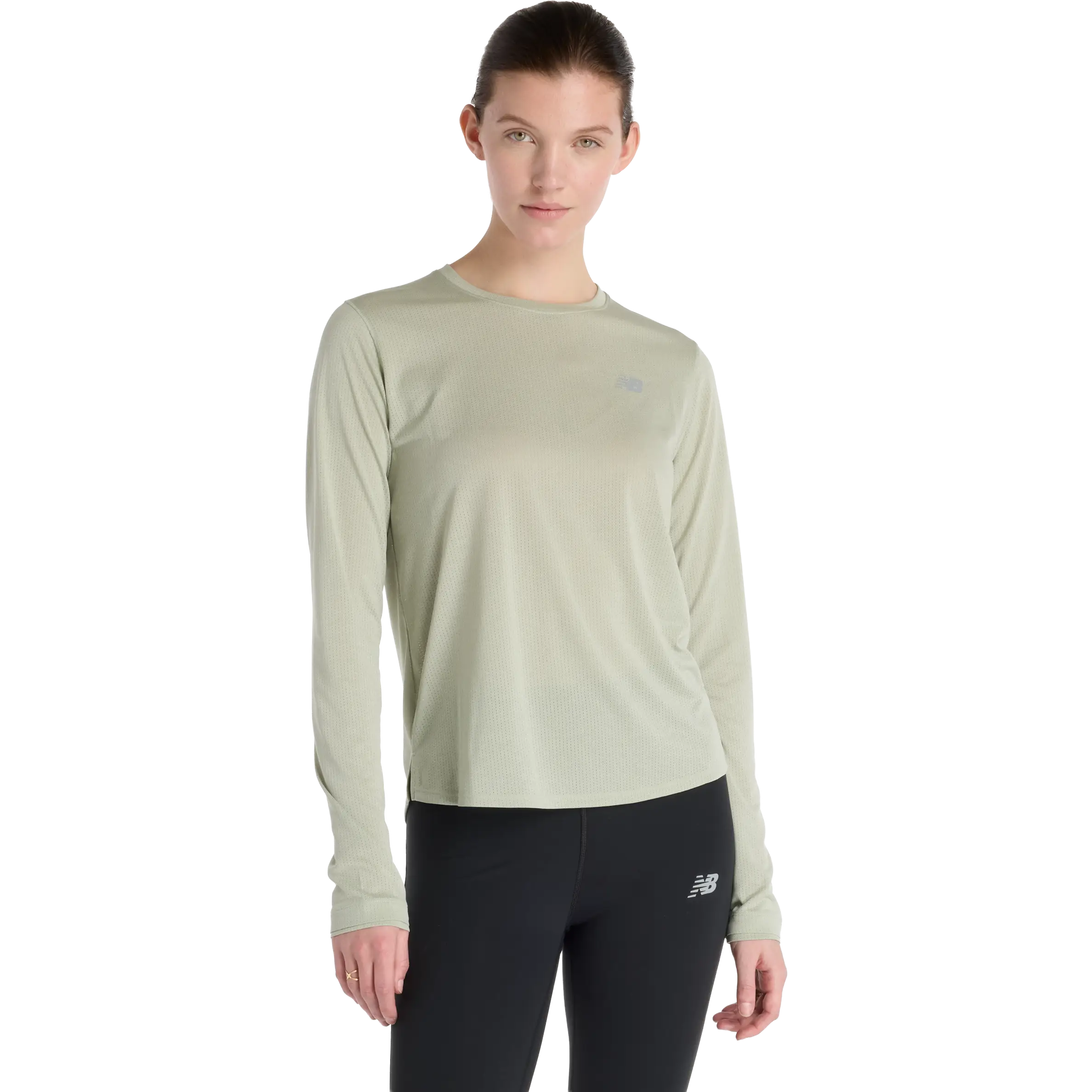 New Balance Athletics Long Sleeve Women - Garter Snake Heather - XL - Løbetrøjer