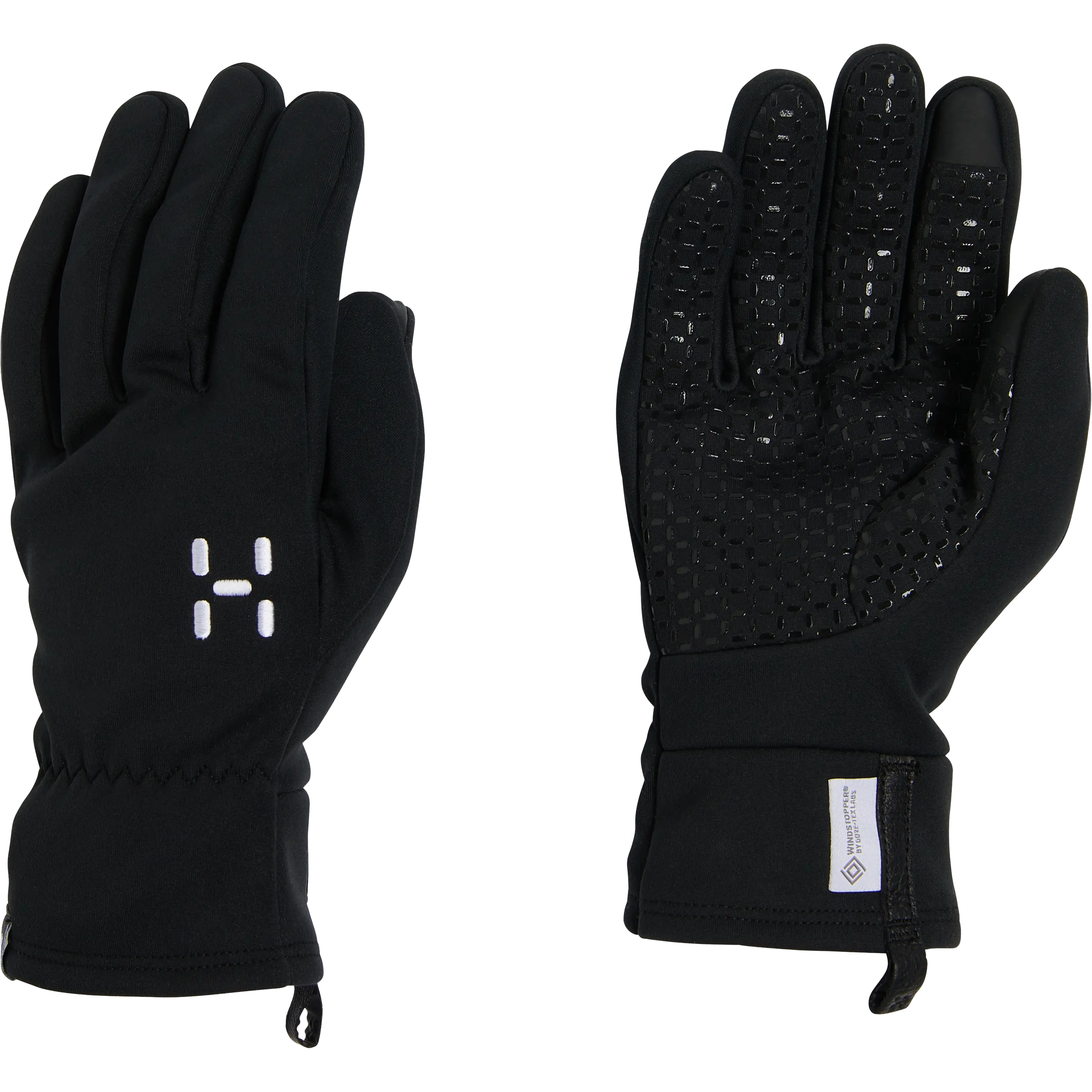 Haglöfs Bow Windstopper Glove - True Black - 10 - Handsker til Touch Screen