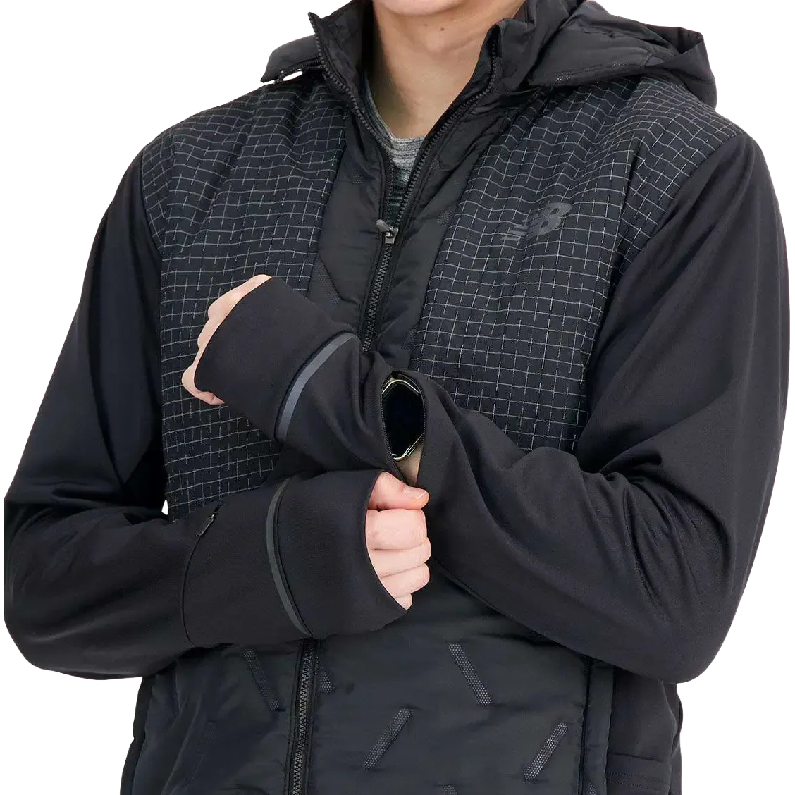 Impact Run Luminous Heat Jacket Men Løbejakke