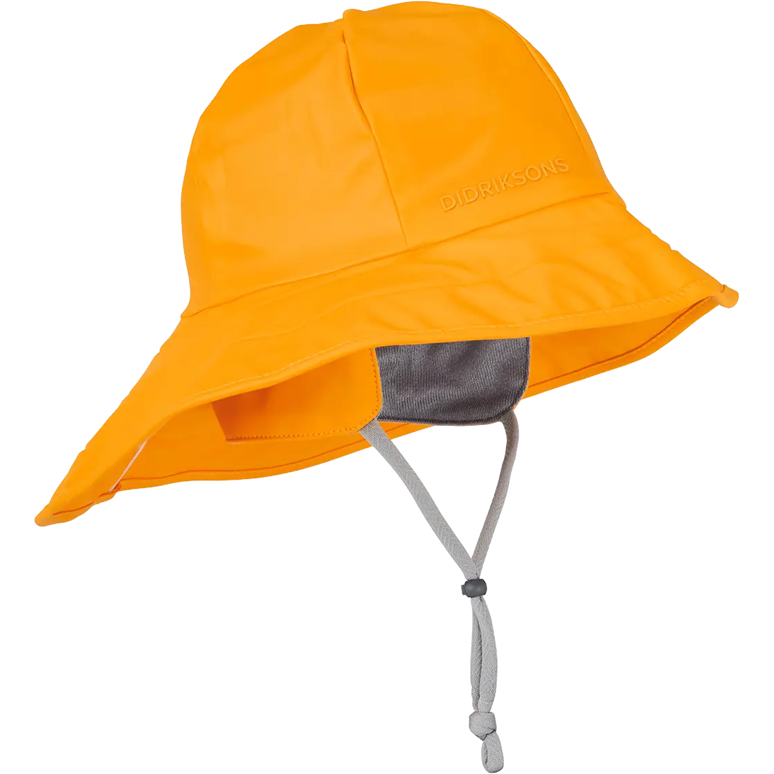 Didriksons Southwest Hat 2 regnhat - Saffron Yellow - M - Hatte og kasketter til børn