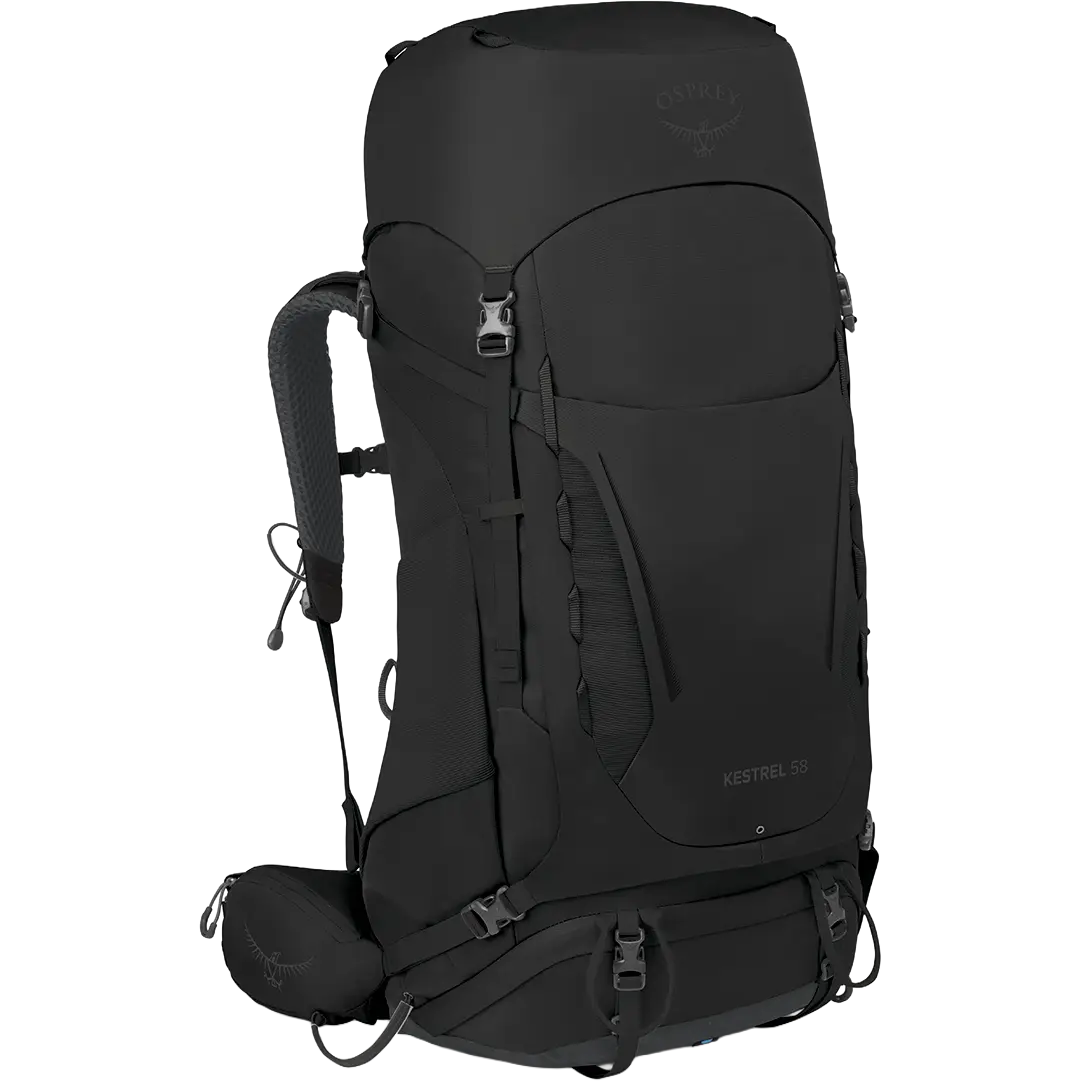Osprey Kestrel 58 rygsæk - Black - S/M - Store rygsække