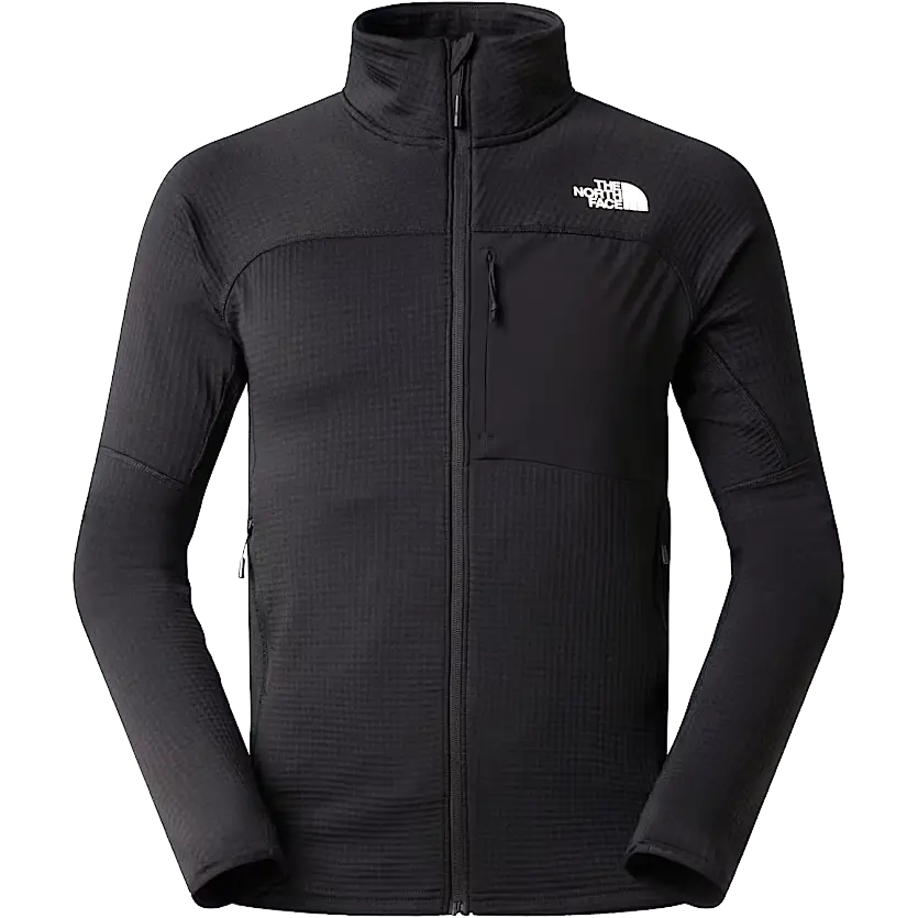 The North Face Polartec Powergrid Stormgap Jacket Men - TNF Black - XXL - Løbetrøjer