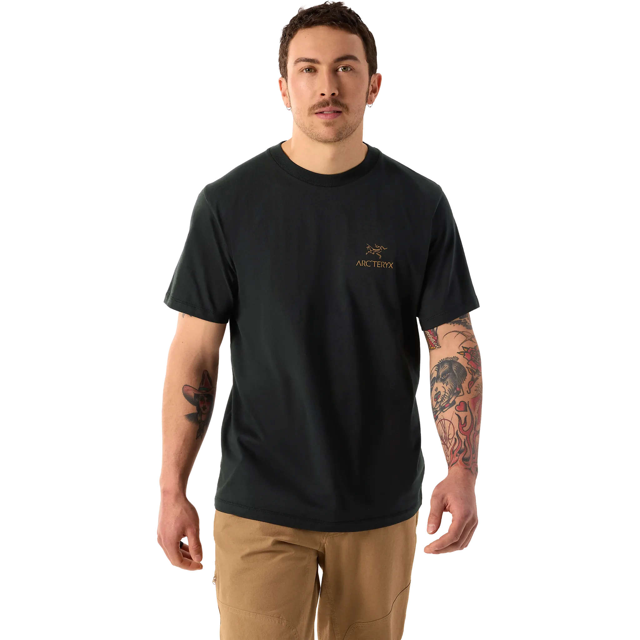 Kragg SL Cotton Bird Word SS Men herr-T-shirt