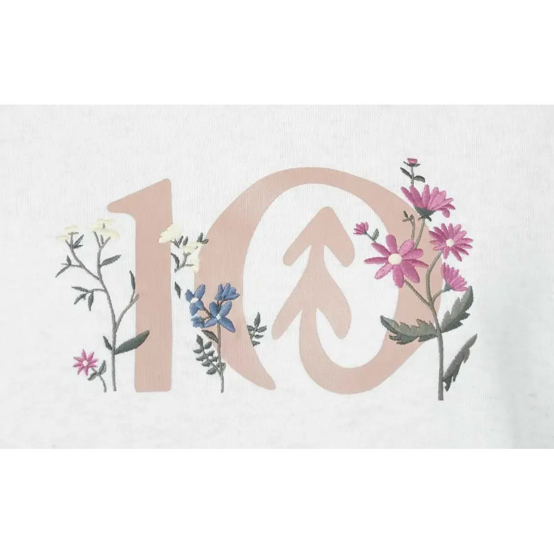 Floral Logo Hoodie Women hættetrøje