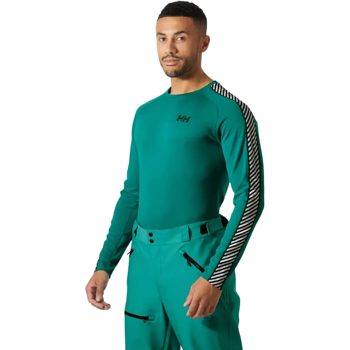 Lifa Active Stripe Crew Men underställströja