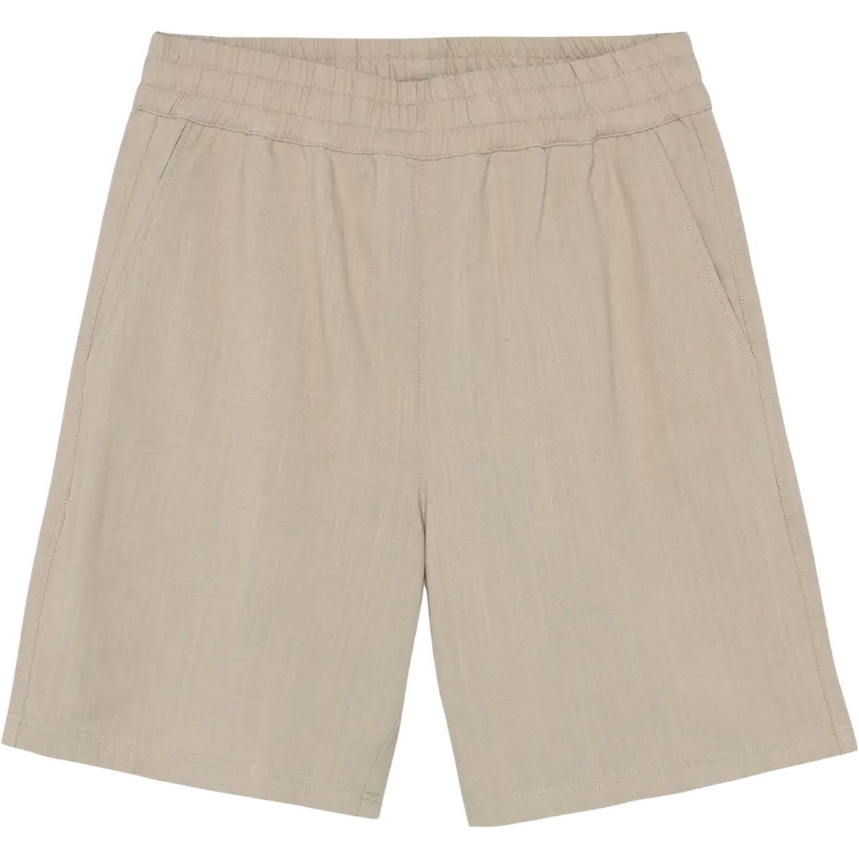 Knowledge Cotton Apparel Posey Linen-Mix Shorts Women - Light Feather Gray - M