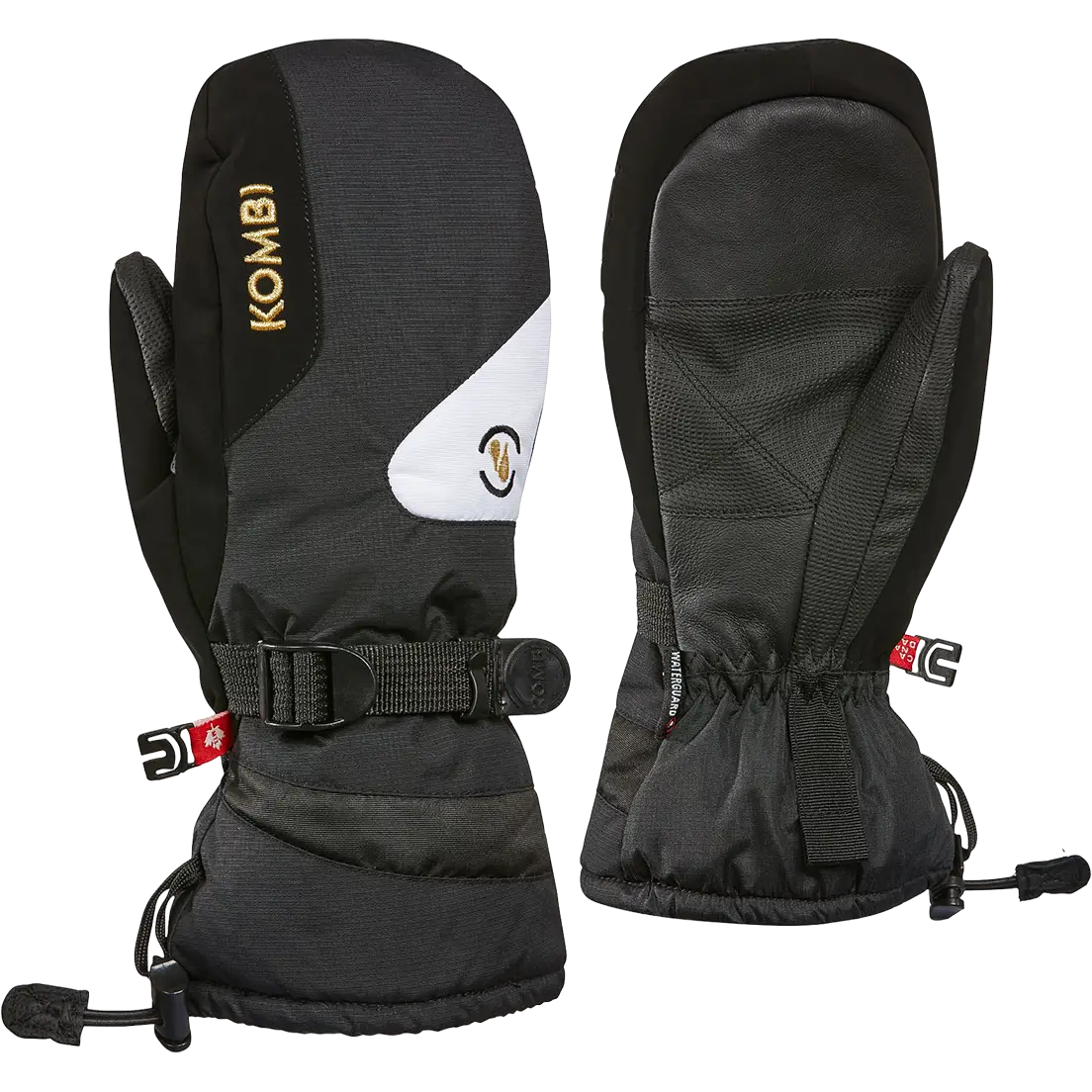 Kombi RIDE WG WOMEN MITT dameluffe - Black/White - L - Vandtætte handsker