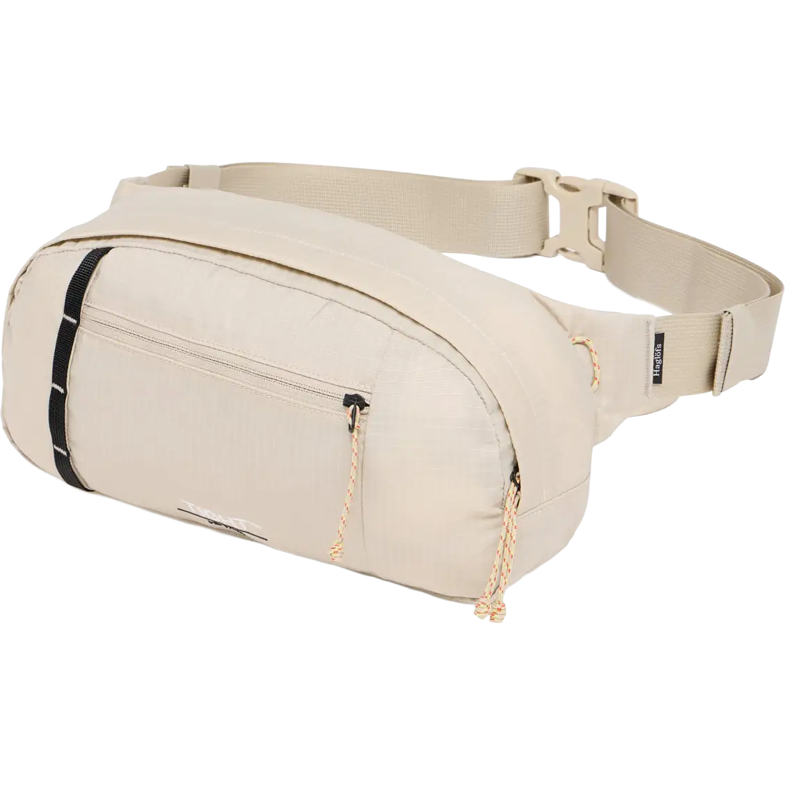 Haglöfs Tight Hip Pack 3,5 bæltetaske - Chalk Beige/True Black - One size - Bæltetasker