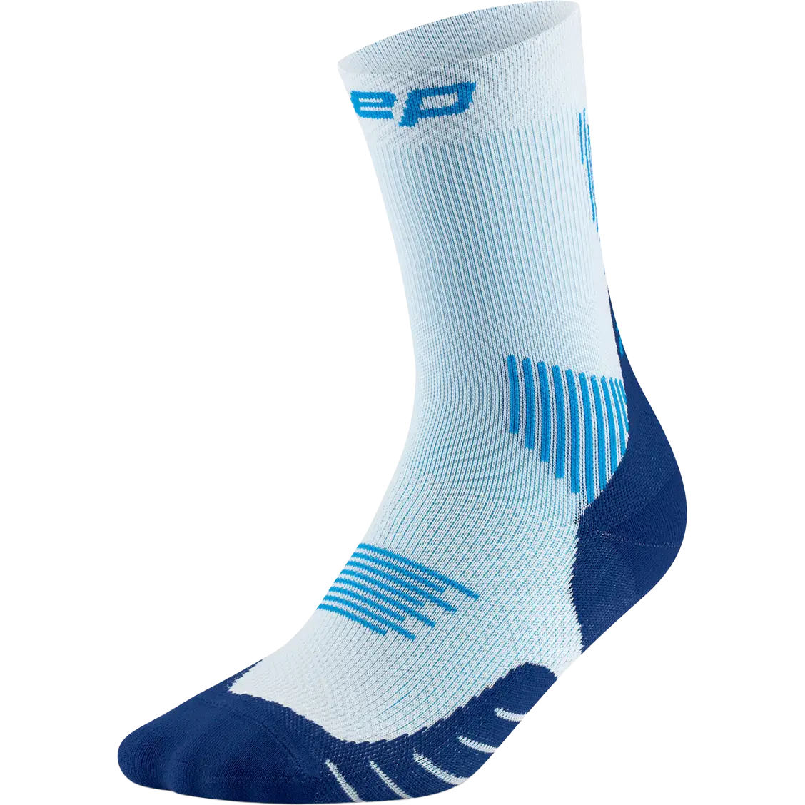 CEP Run Socks Mid Cut 5.0 Women - Ice/Blue - IV 40-43 - Sportssokker