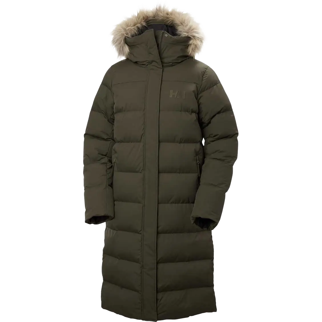 Helly Hansen Aria Long Parka Women - Utility Green - M - Vinterjakker