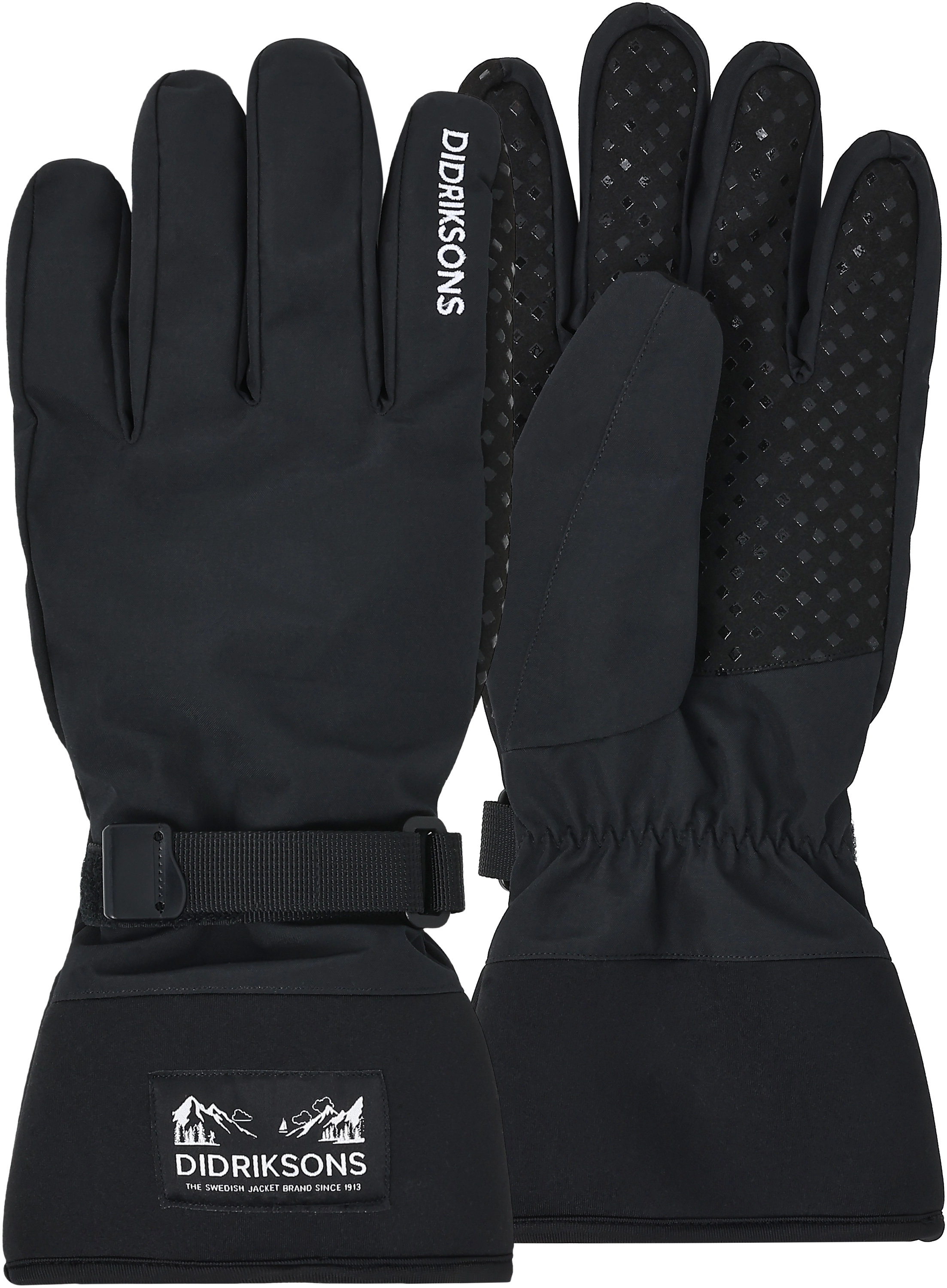 Didriksons Lovas Unisex Glove handsker - Black - 8