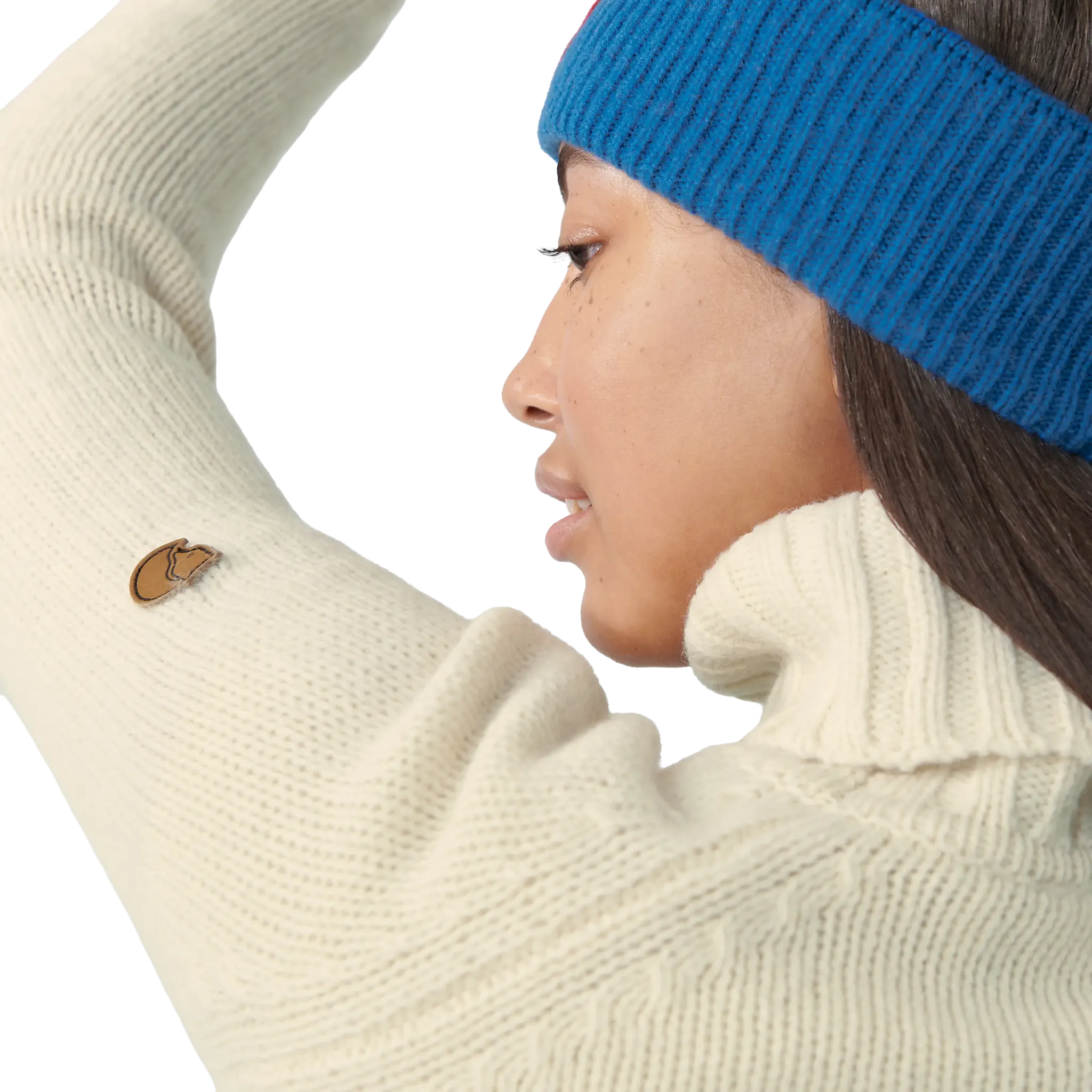 Övik Cable Knit Roller Neck Women uldsweater