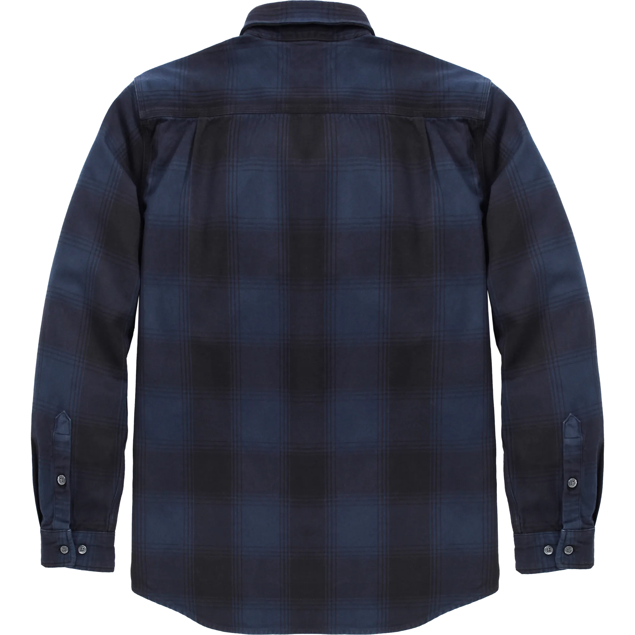 Long-Sleeve Plaid Shirt Heavyweight Men