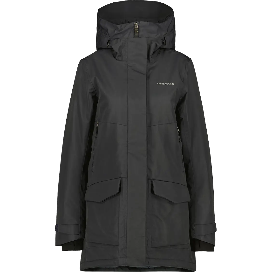 Didriksons Frida Parka 7 Women vinterjakke - Black - 34 - Vinterjakker