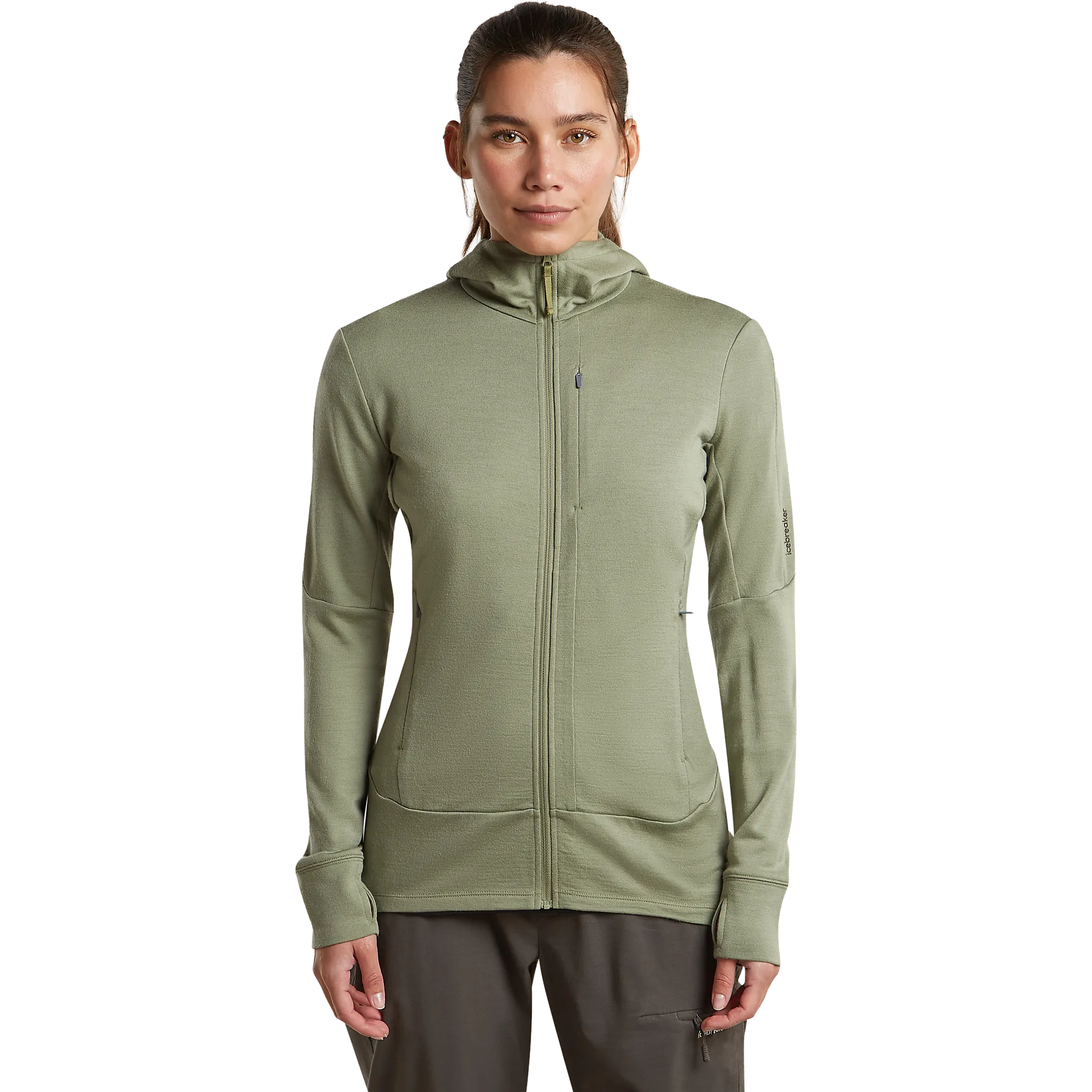 Quantum IV LS Zip Hood Women uldtrøje