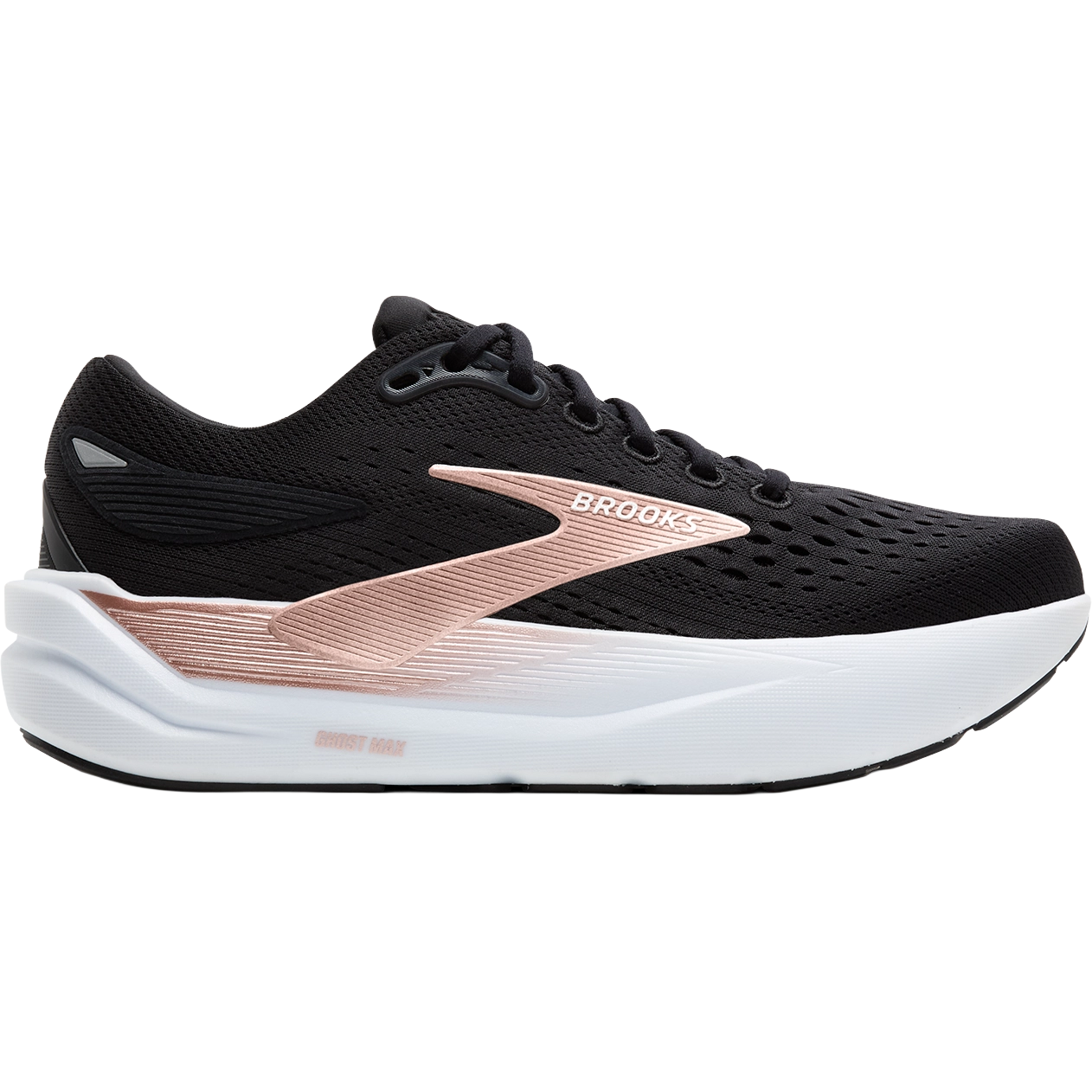 Brooks Ghost Max 3 Women - Black/Black/Rose Gold - US6,5/UK4,5/37,5 - Løbesko