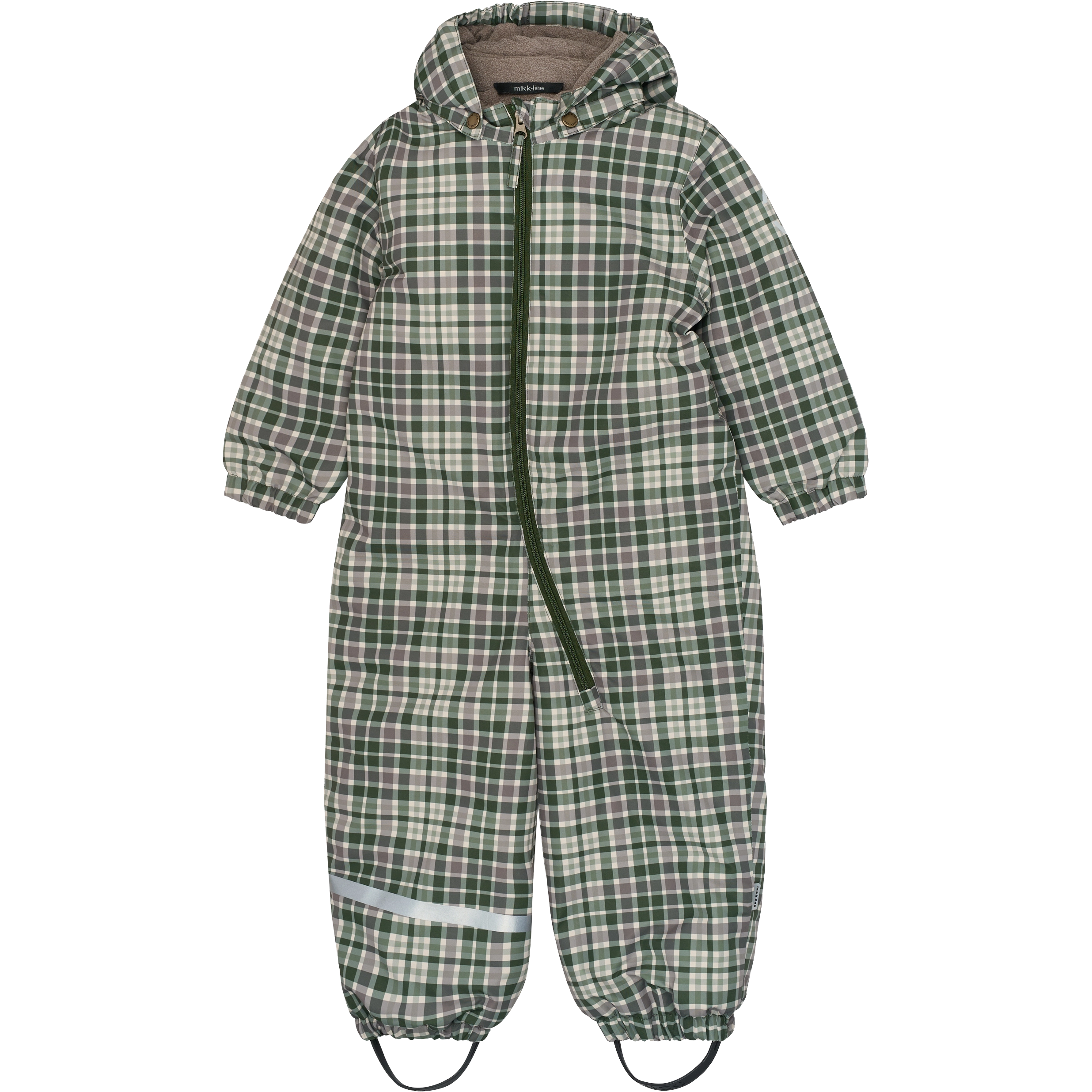 Mikk-Line Snow Suit Solid flyverdragt - Check AOP - 140 - Flyverdragter til børn