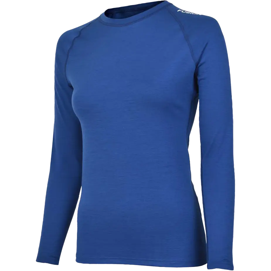 Fusion C3 Merino LS Women - Navy - XL - Uldundertøj