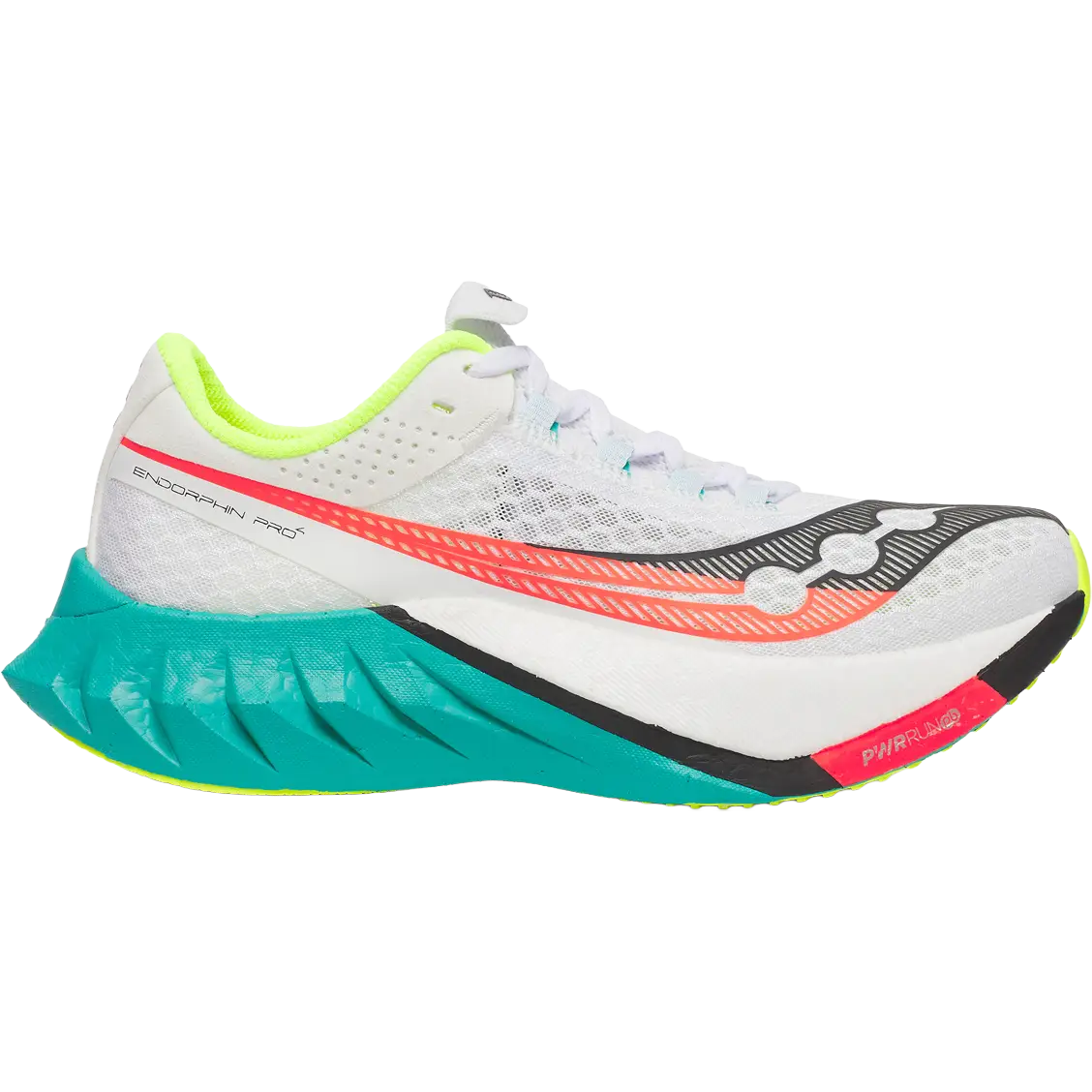Saucony Endorphin Pro 4 Women - White/Mutant - US7/UK5/38 - Konkurrence løbesko