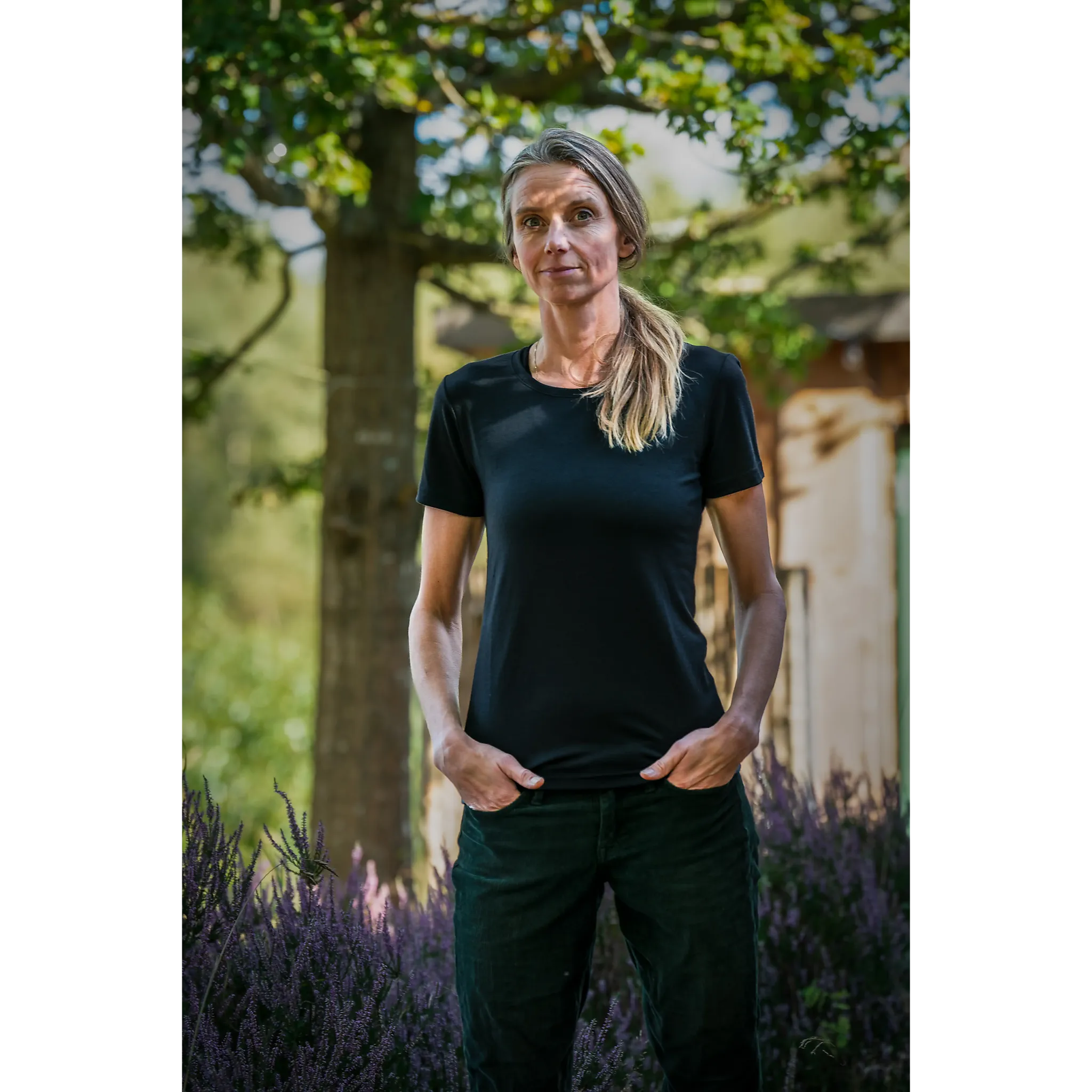 Pure Wool S/S Crew Women