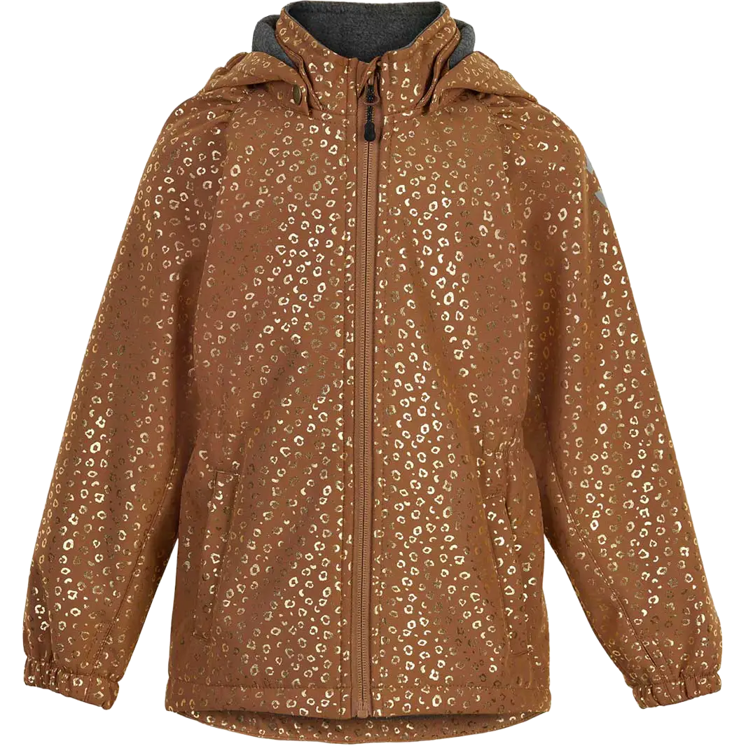 Mikk-Line Softshell Jacket Recycled AOP børnejakke - Thrush - 92 - Softshelljakker til børn