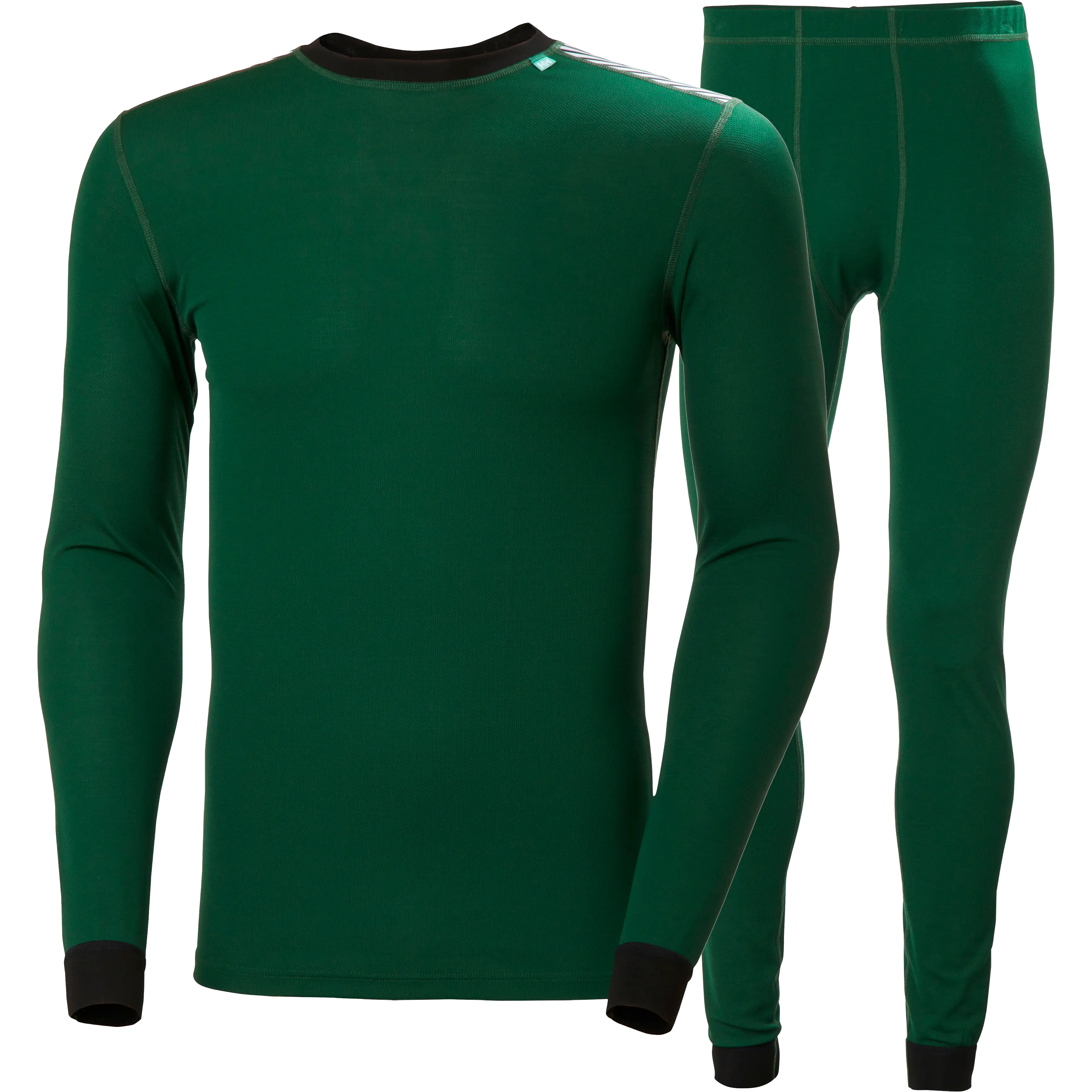 Helly Hansen HH Comfort Light Set Men undertøj - Jungle Green - S - Skiundertøj
