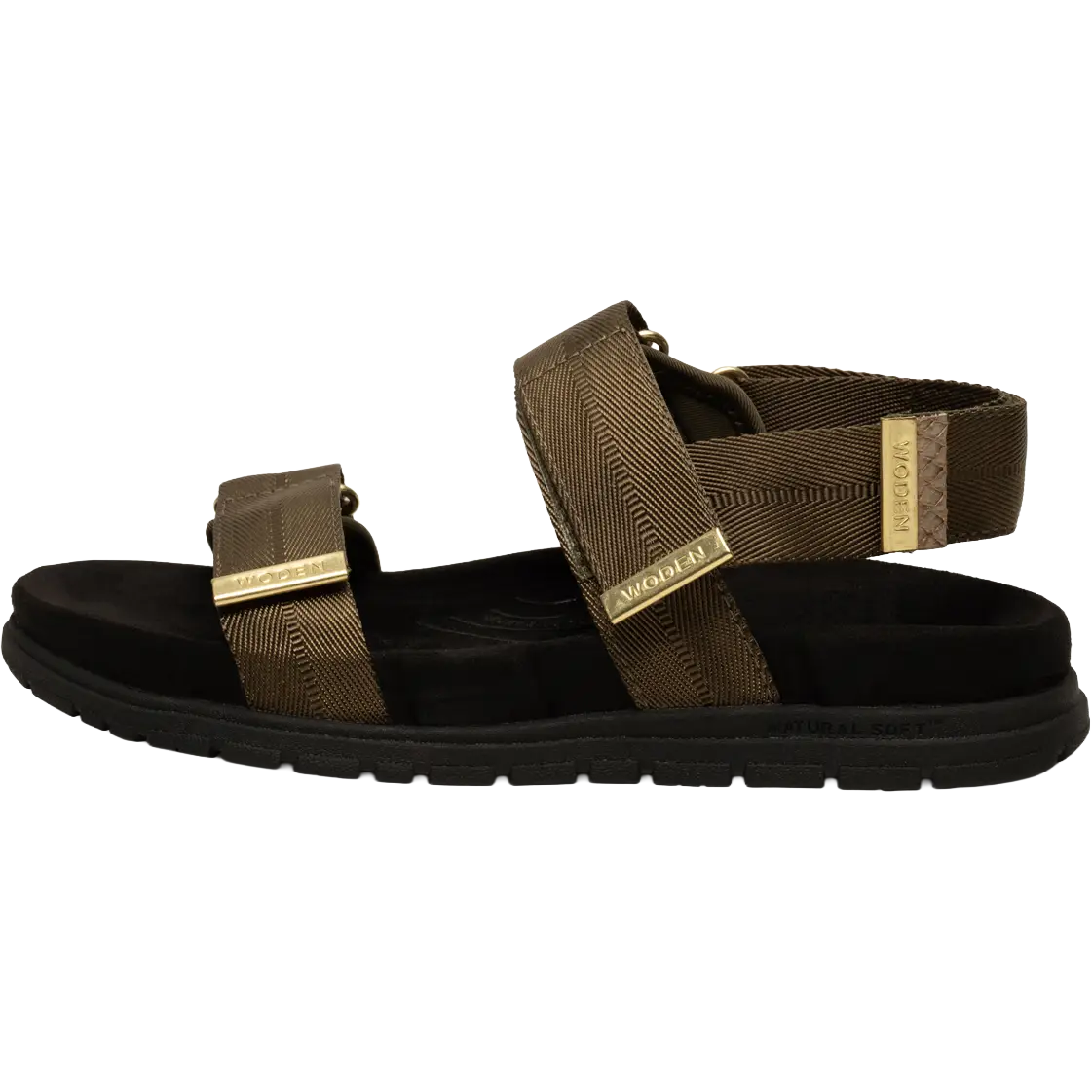 WODEN Louisa Sandal Women - Dark Olive - 41 - Sandaler
