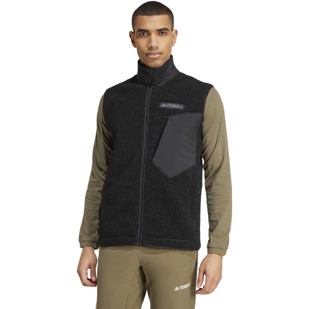 Adidas Xploric High Pile Fleece Vest Men - Black - L - Veste