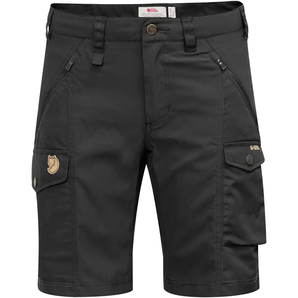 Fjällräven Nikka Shorts Curved dameshorts - Black - 42