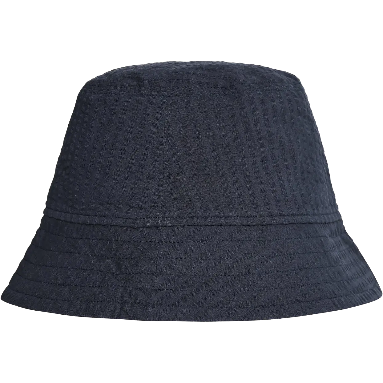 Knowledge Cotton Apparel Seersucker Bucket Hat - Night Sky - L/XL - Accessories