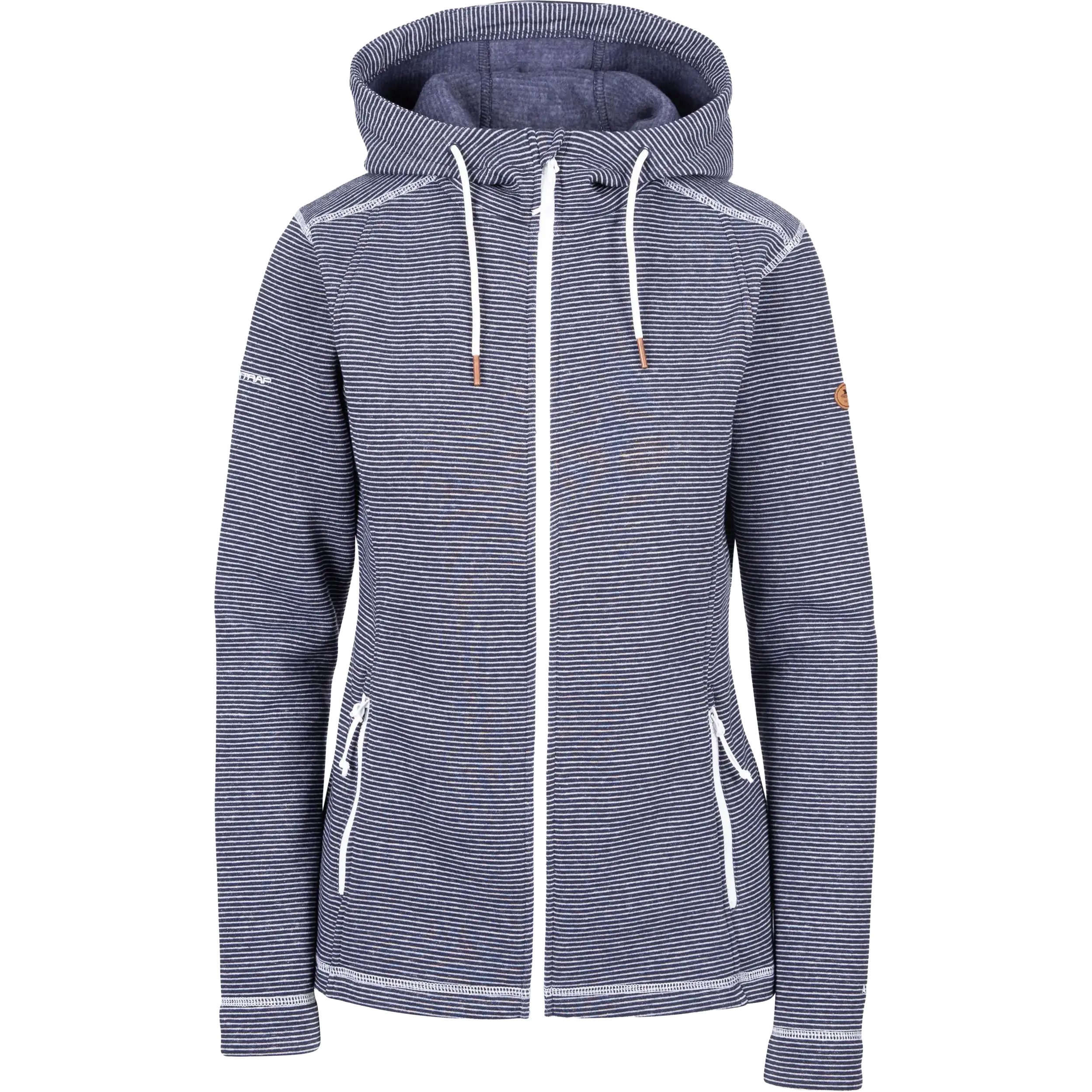 Trespass Rootless Fleece Women - Navy Stripe - 2XL - Fleecetrøjer