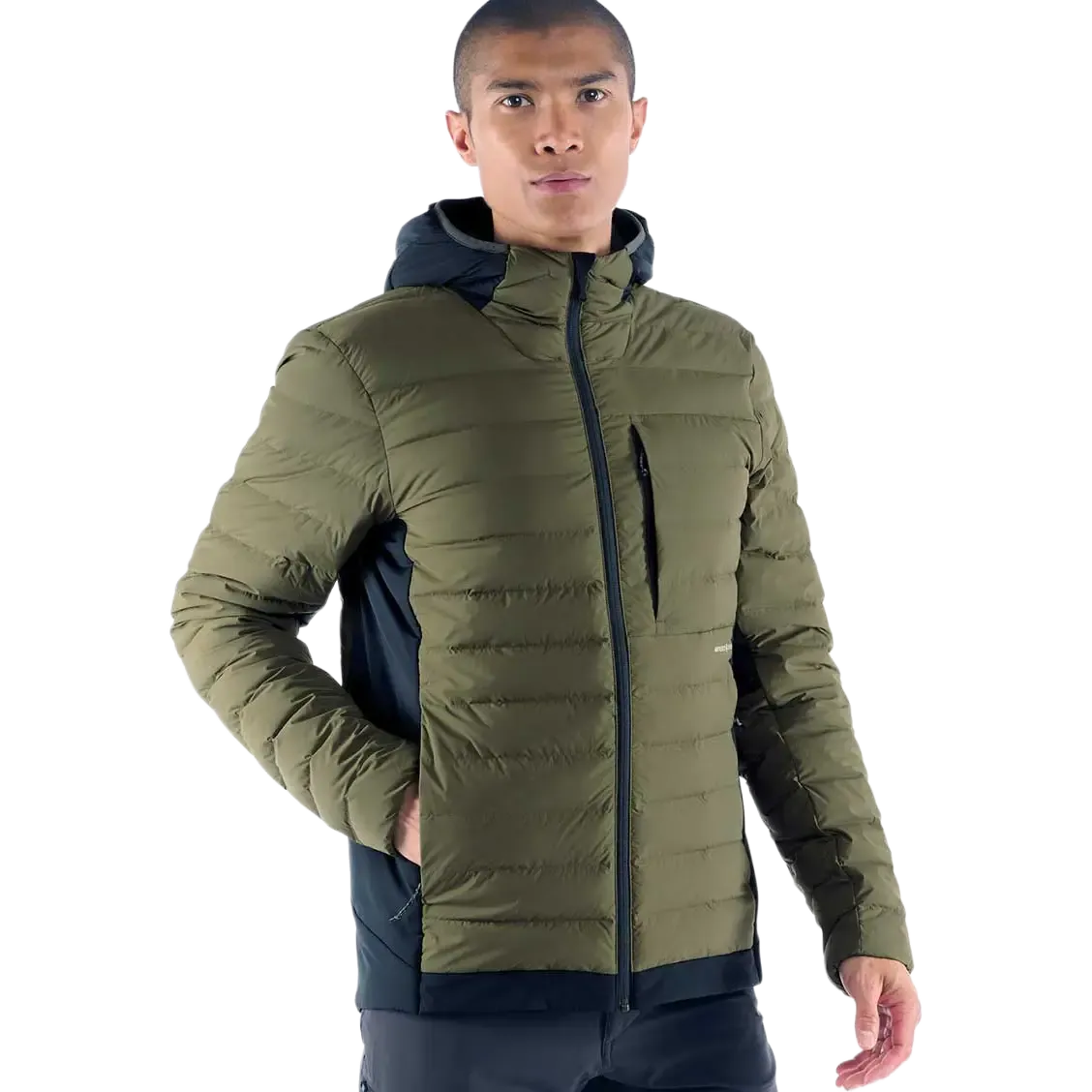 Divide Fusion Stretch Hoodie Men dunjakke