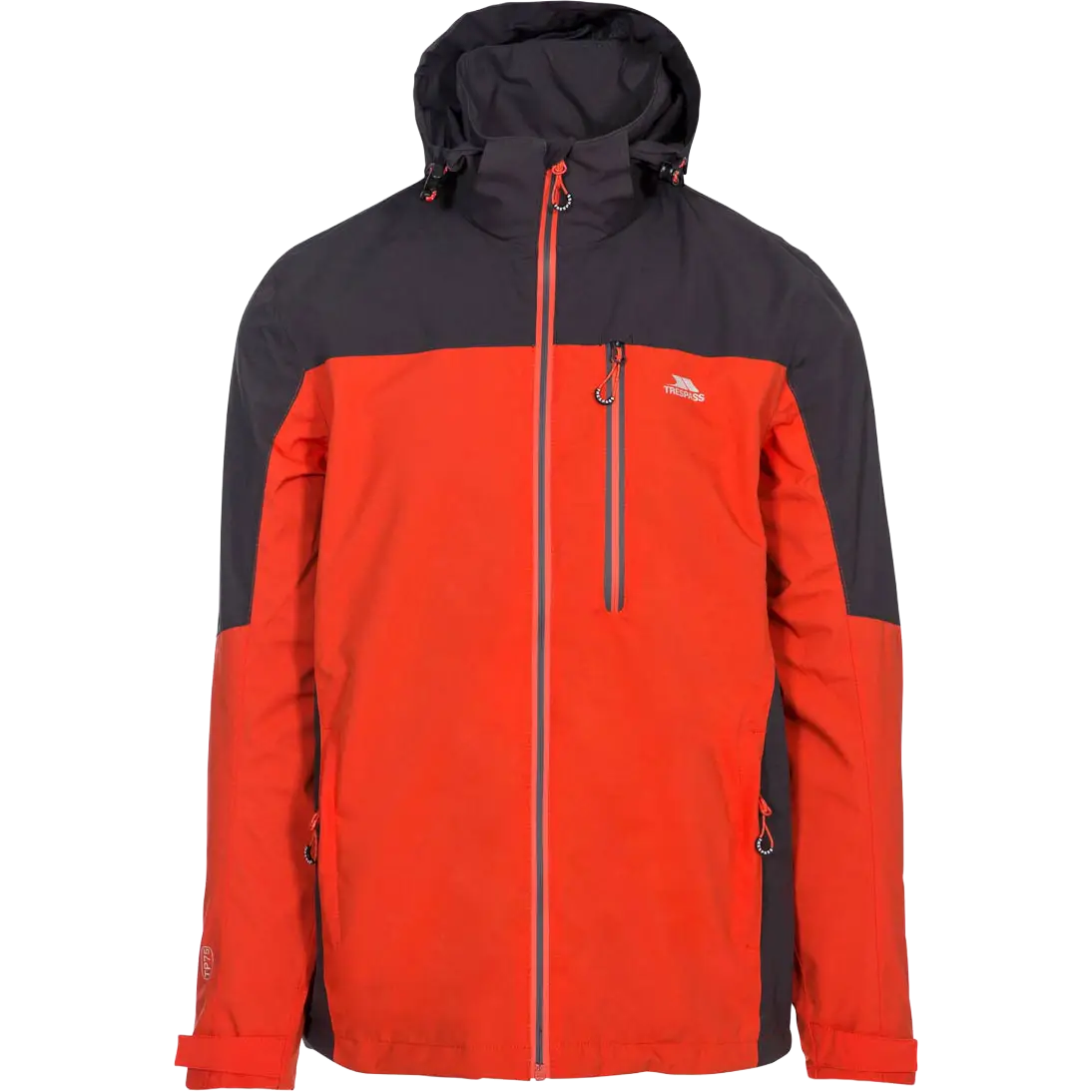 Trespass Tappin Jacket Men regnjakke - Flame - S - Regnjakker
